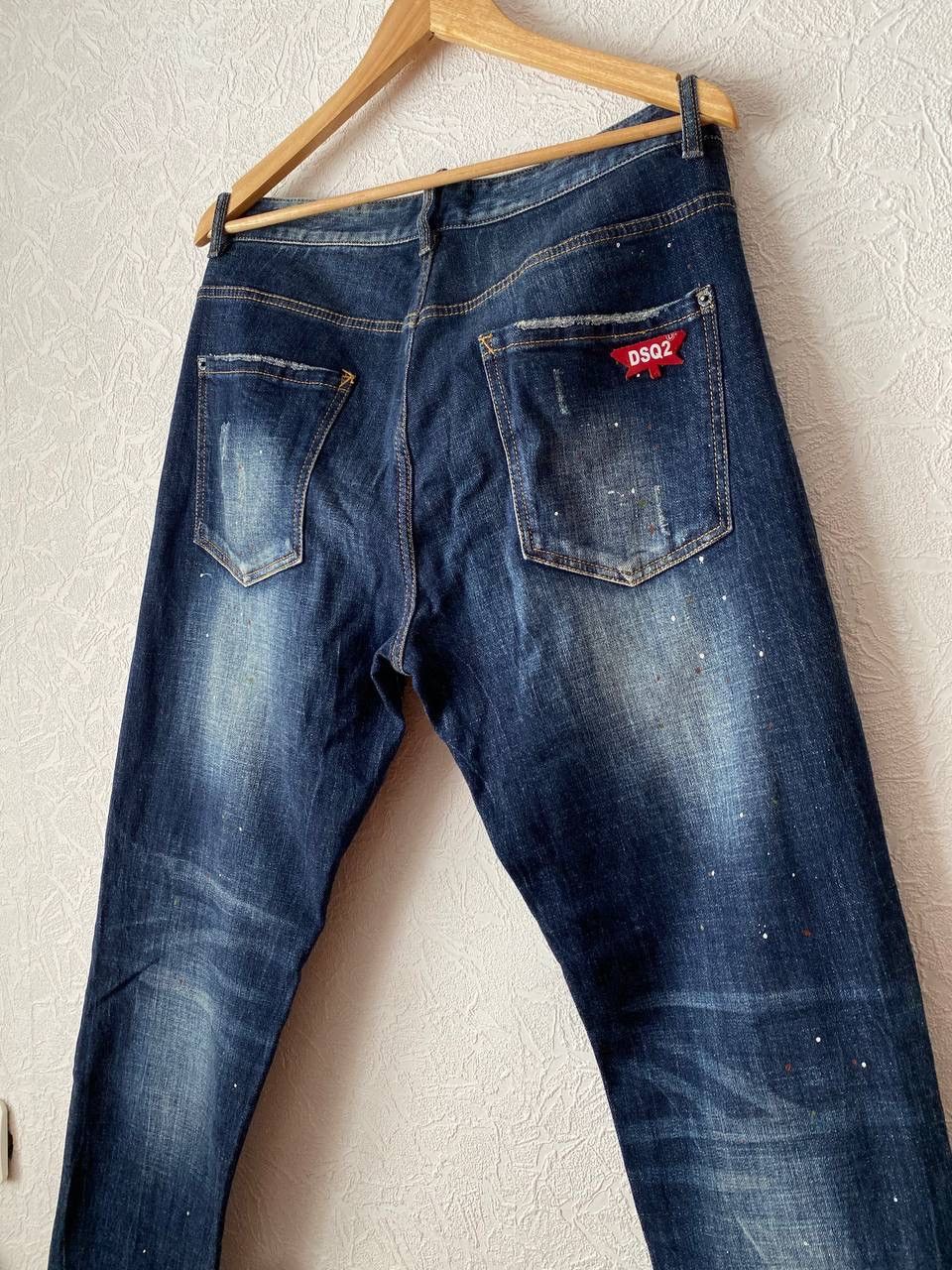 Dsquared2 Dsquared Jeans Italian Designer Navy Denim Rare Vintage Y2K Size US 36 / EU 52 - 4 Thumbnail