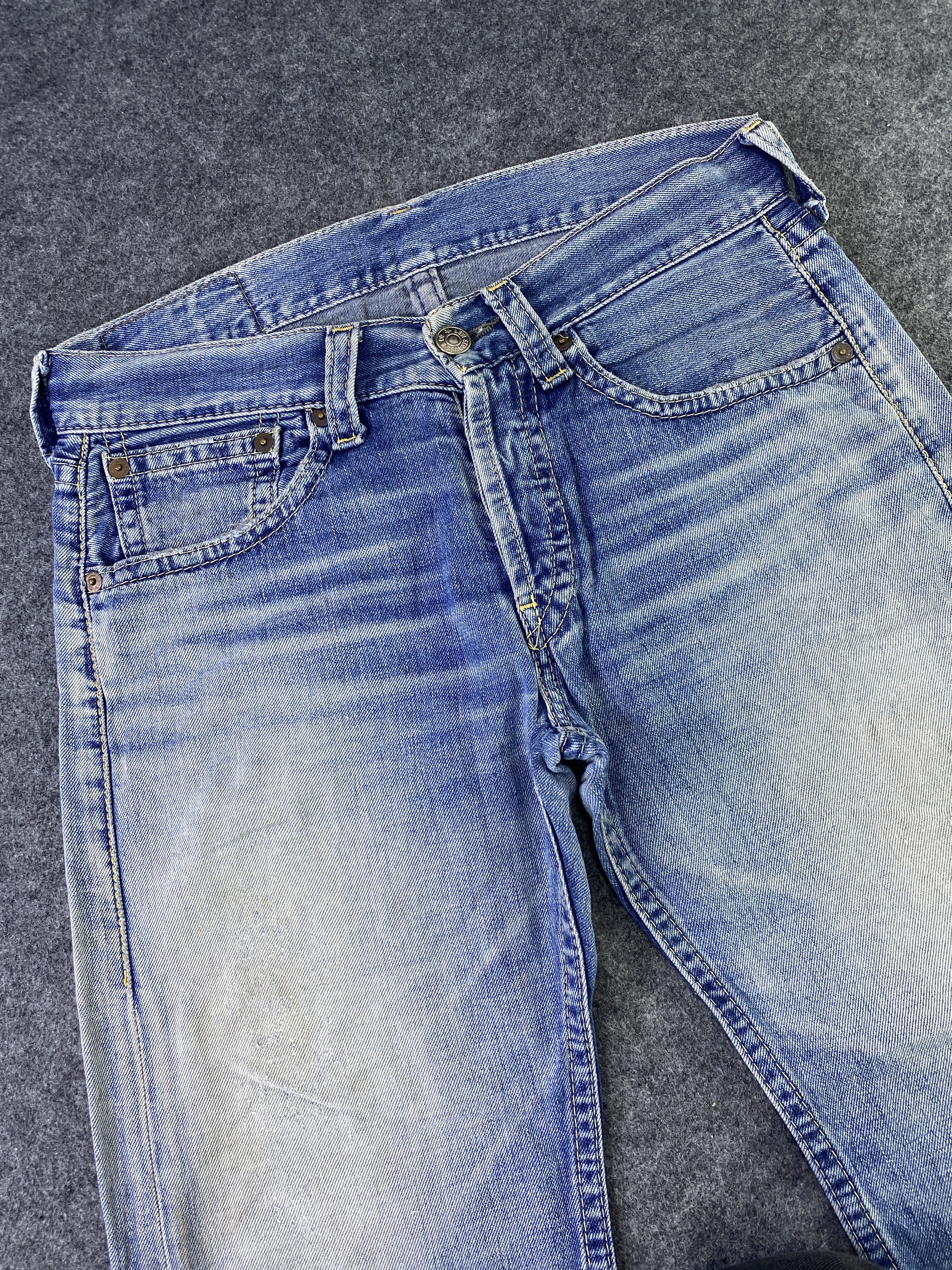 Levi's Vintage Levi's 901 Jeans Distress Blue Wash - J917 Size US 34 / EU 50 - 5 Thumbnail