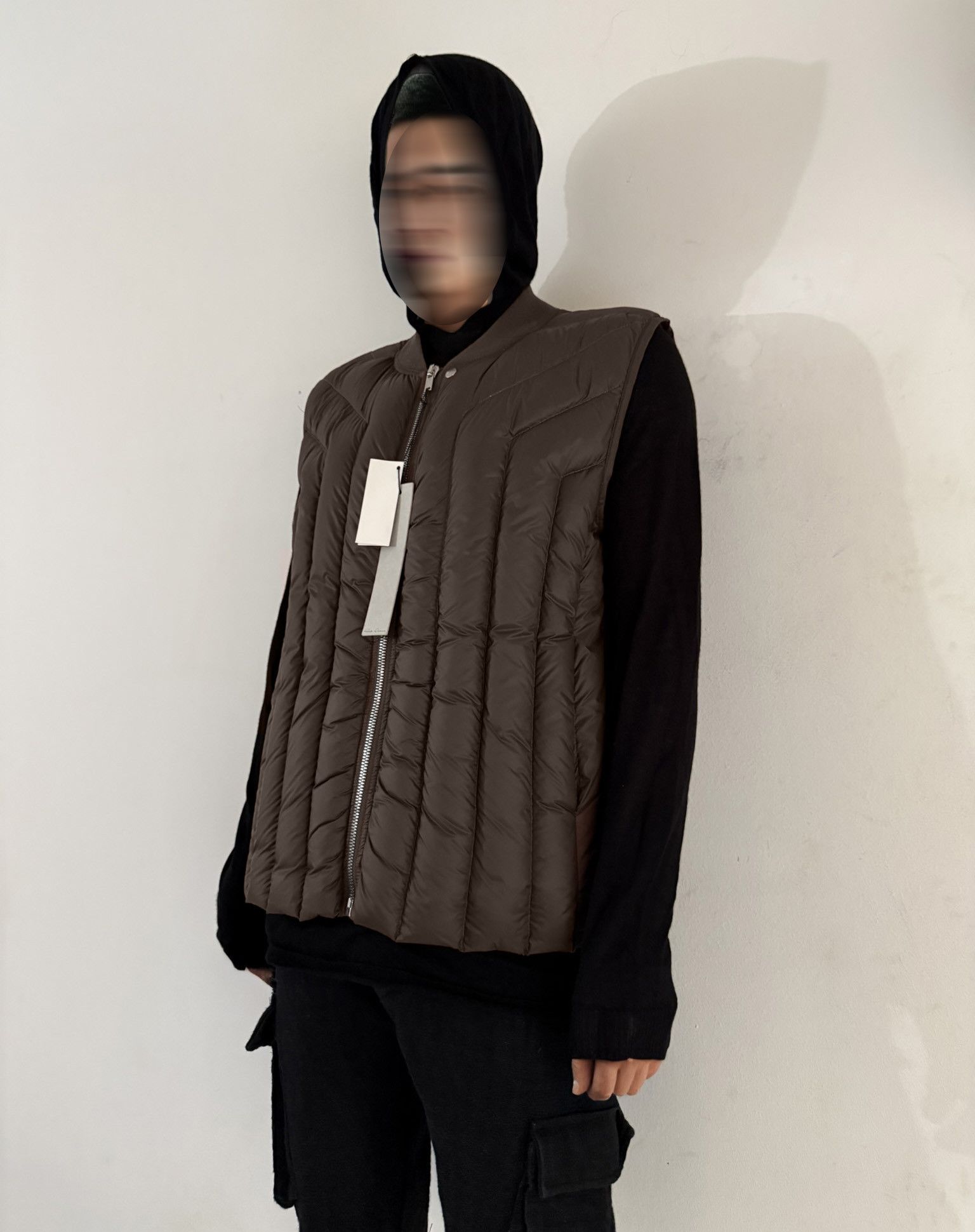 Rick Owens Sz 50 Gimp Detachable-Neck Padded Gilet Size US M / EU 48-50 / 2 - 18 Thumbnail
