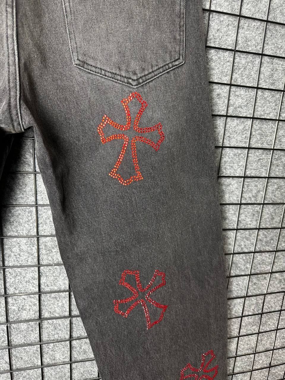 Review Review baggy denim jeans chorme hearts style size 31 Size US 31 - 6 Thumbnail