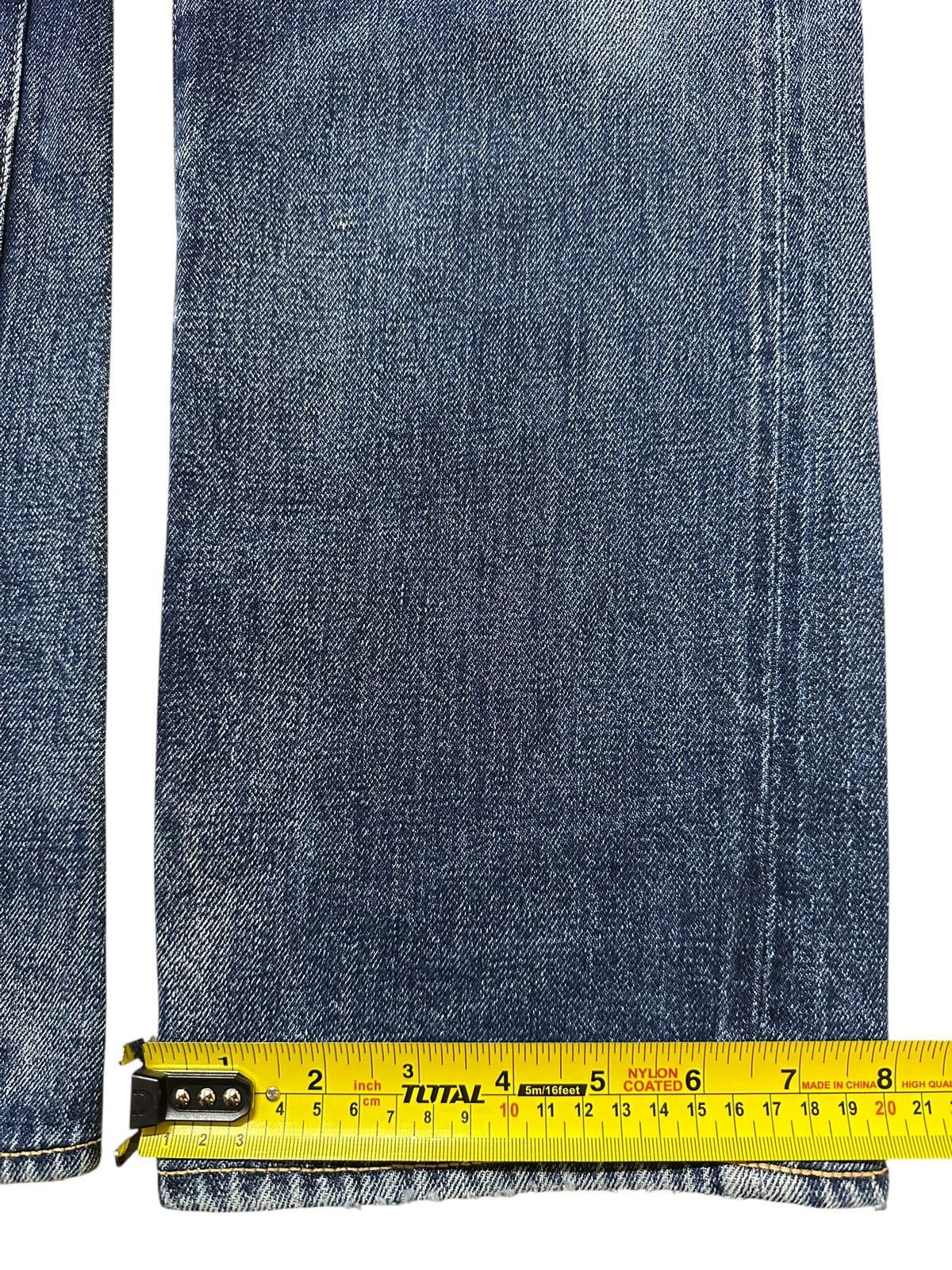 Denime Vintage Japan Denime Selvage Blue Faded Wash Distress Jeans Size US 29 - 21 Thumbnail