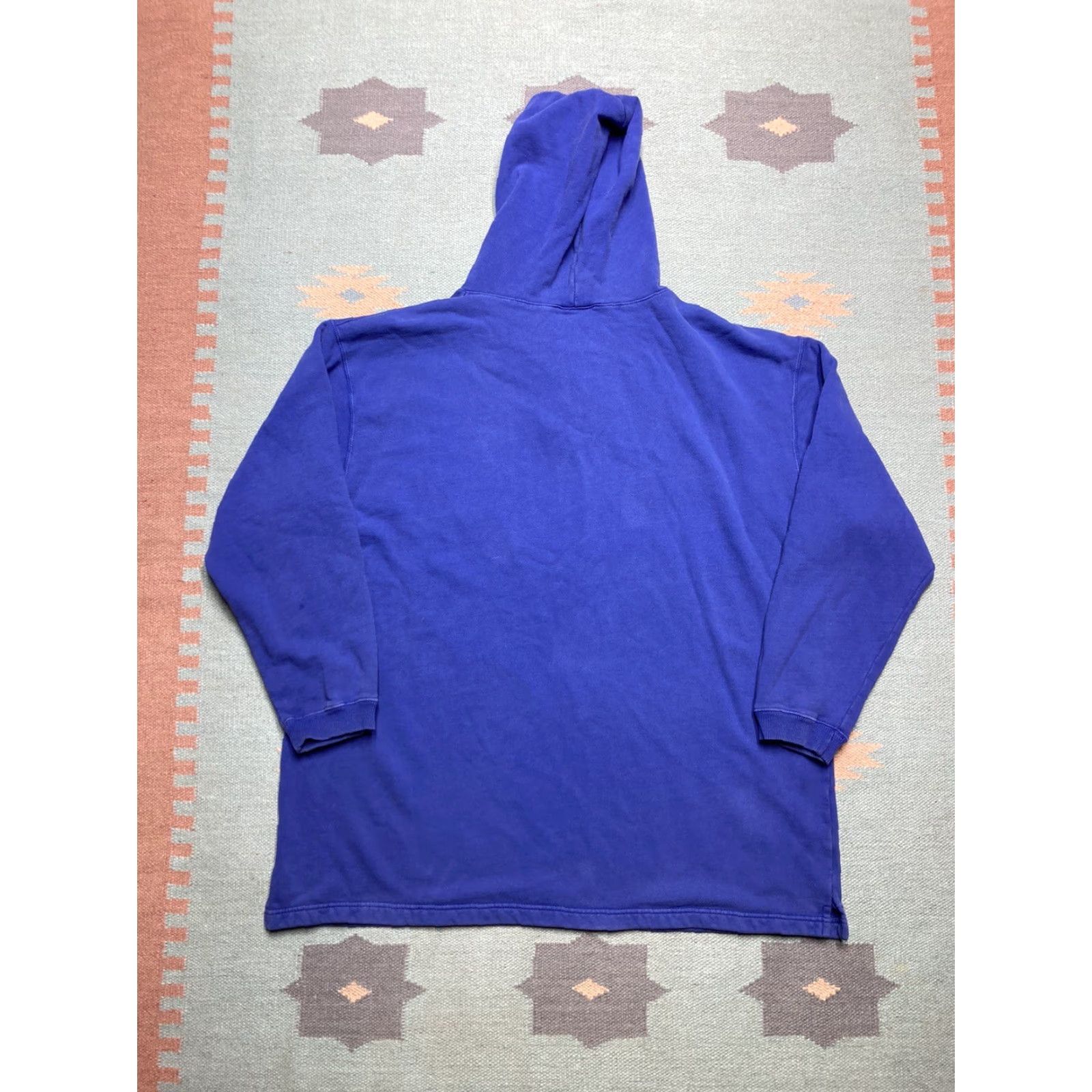 Vintage VINTAGE 90s pullover hoodie tree forest nature cotton button made in USA XL Hoodie Men Green Pullover 90s Size US XL / EU 56 / 4 - 7 Thumbnail