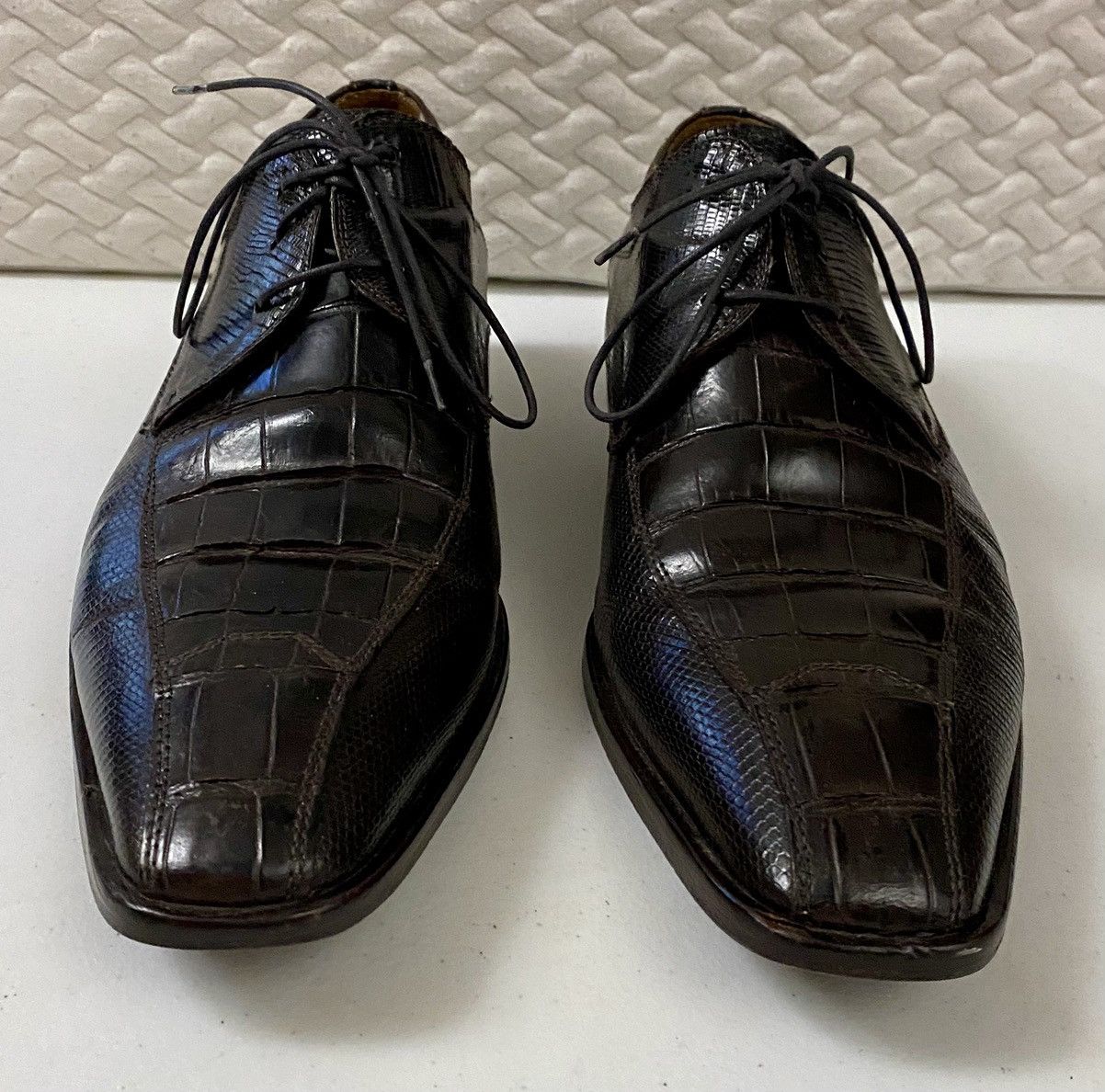 David Eden David Eden LP 36 Genuine Alligator/Lizard Skin Oxfords 10 Size US 10 / EU 43 - 7 Thumbnail