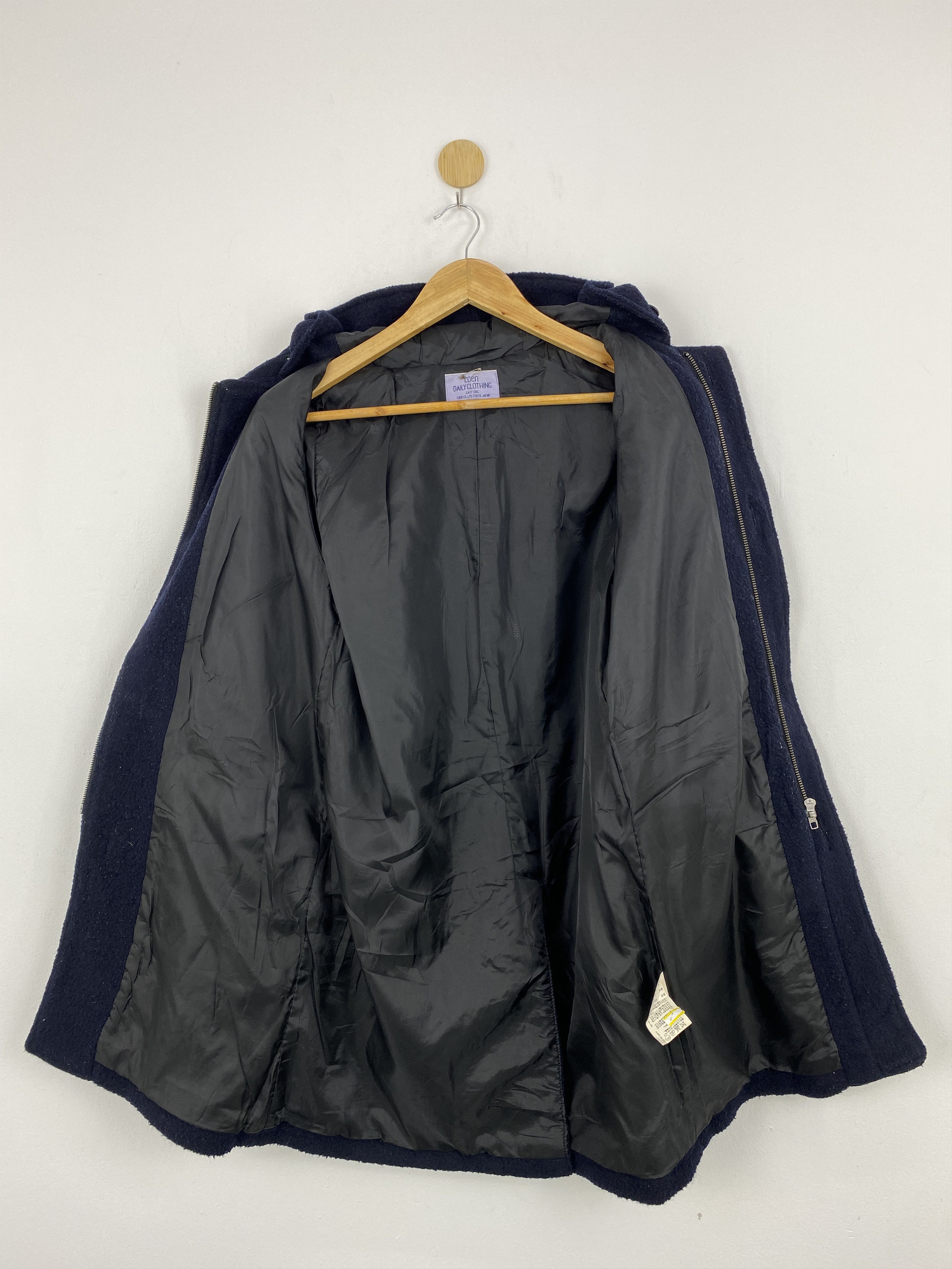 Japanese Brand Vintage Japanese Brand Duffle Coat Wool Hooded Jacket JA0072 Size US M / EU 48-50 / 2 - 8 Thumbnail
