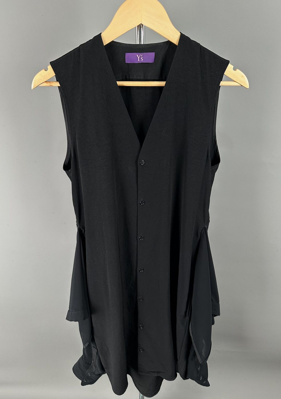Y's × Yohji Yamamoto Y’s - Yohji Yamamoto Purple Label - Two way function dress Size XS / US 0-2 / IT 36-38 - 3 Thumbnail