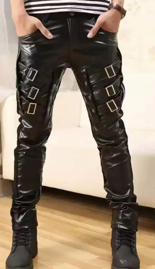 VIBE Leather pants skinny Size US 32 / EU 48 - 1 Thumbnail