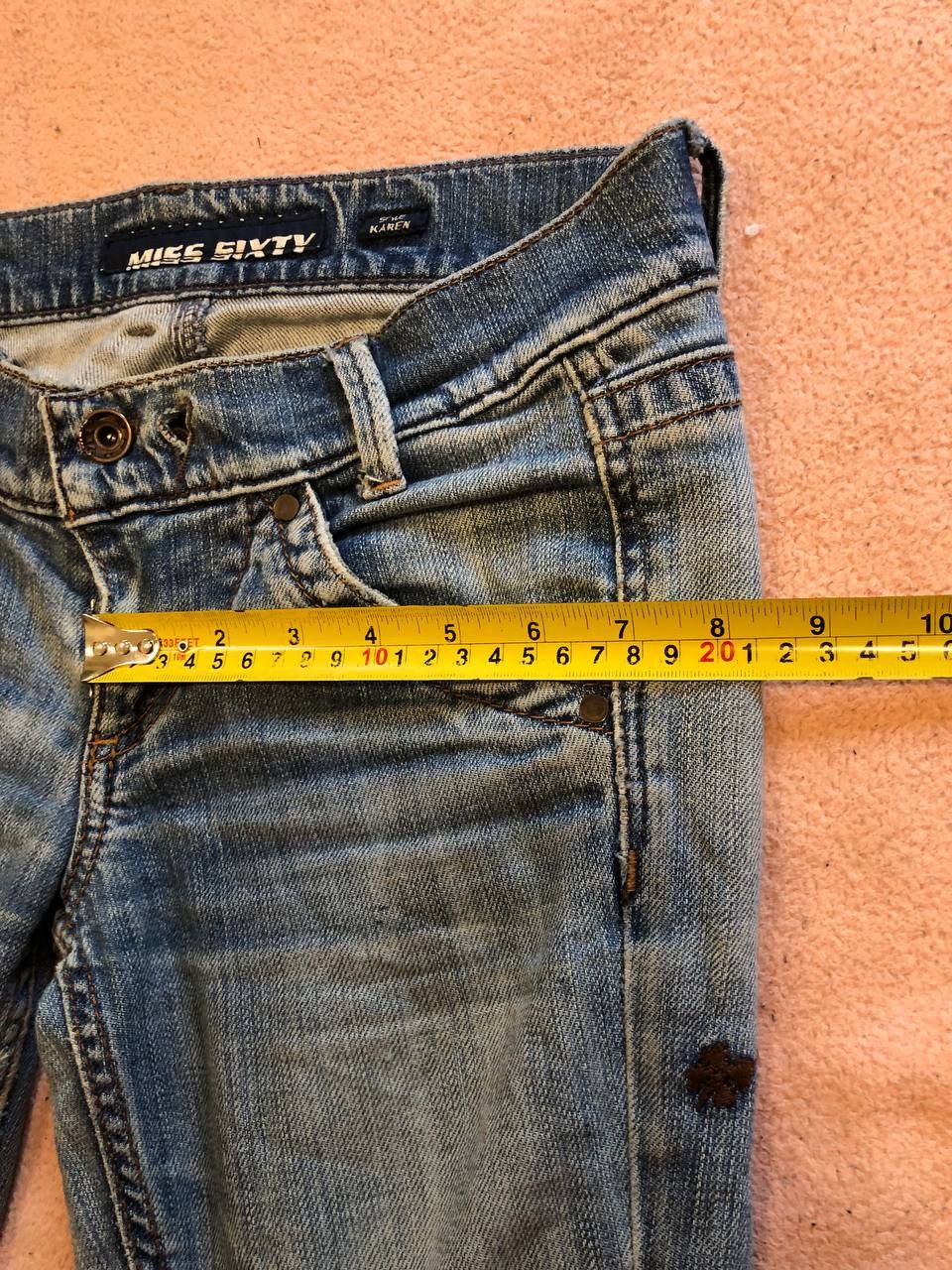 Miss Sixty Vintage Miss Sixty Slim Skinny Fit Denim Jeans Size 26 Size 26" / US 2 / IT 38 - 6 Thumbnail