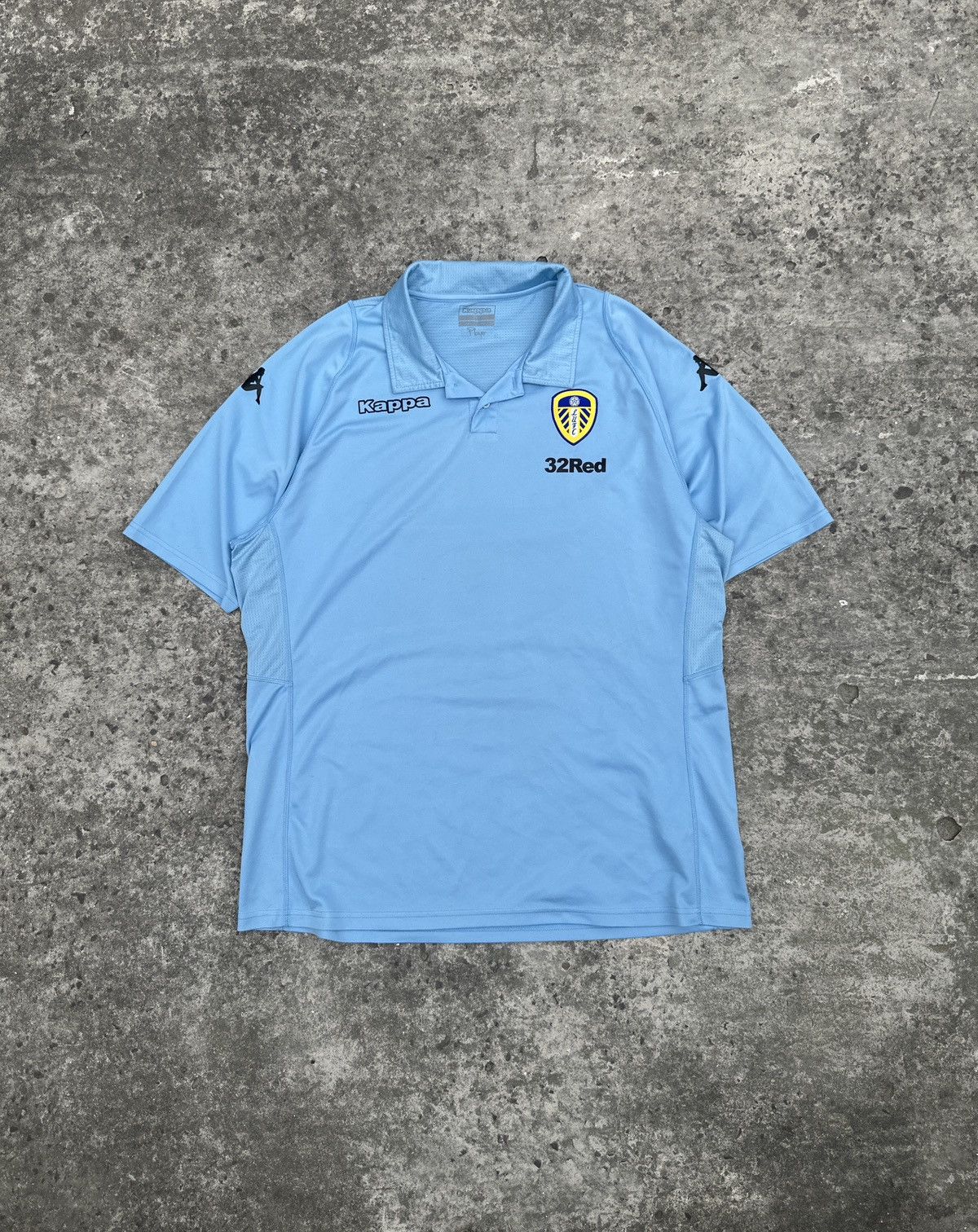 Kappa Kappa Leeds United Soccer Jersey Blokecore Style VTg 4XL Size US XXL / EU 58 / 5 - 1 Thumbnail