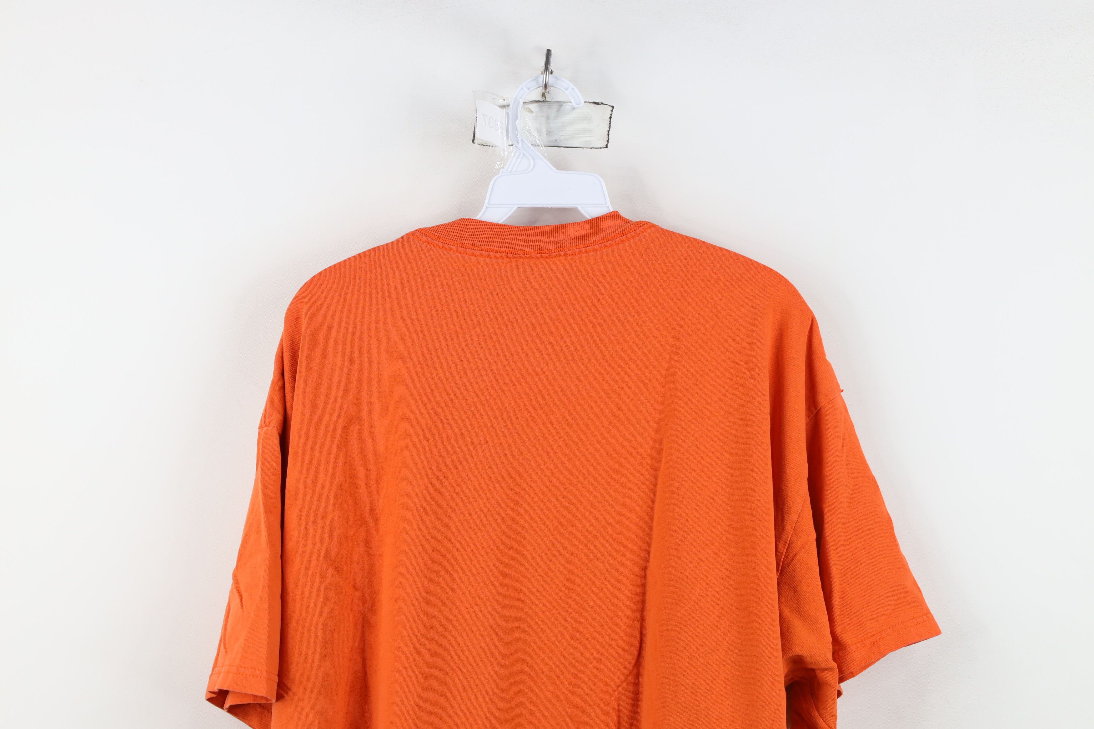 Vintage Vintage Y2K English D Detroit Tigers Baseball T-Shirt Orange Size US XL / EU 56 / 4 - 13 Thumbnail