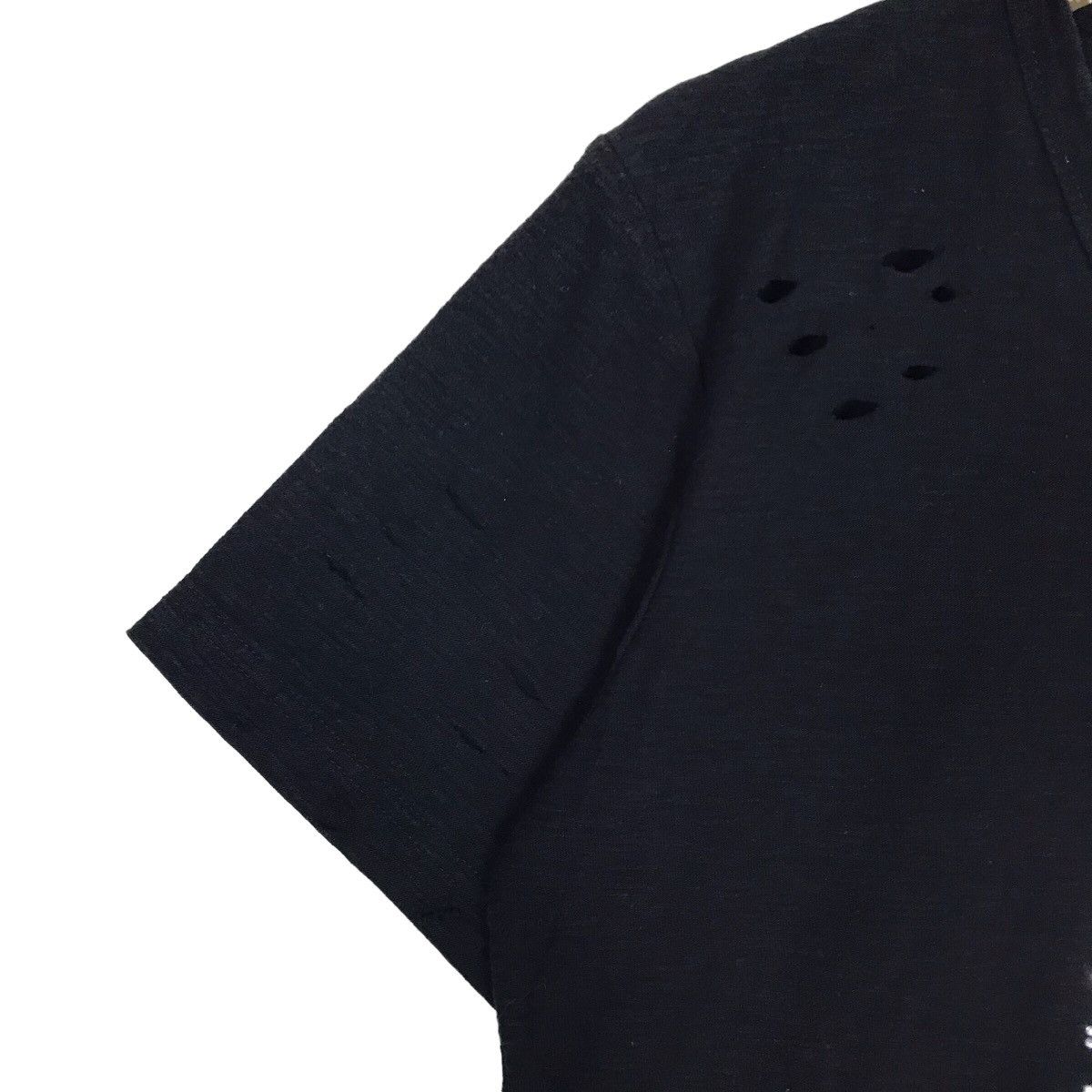 Japanese Brand Japanese Clothing Gothic Punk Skull Vneck Shirt Size US M / EU 48-50 / 2 - 6 Thumbnail