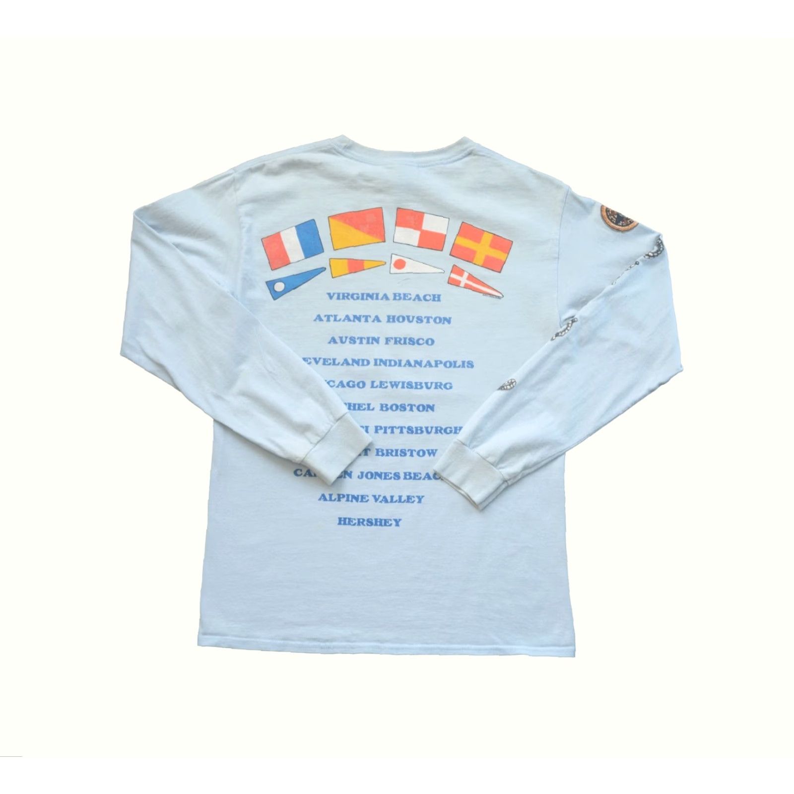 Gildan VINTAGE Gildan T-Shirt Mens S Blue Jimmy Buffett This Ones For You Yacht Rock Music Tour VTG Y2K 2000s Rock Crew Neck Long Sleeve Cotton Size US S / EU 44-46 / 1 - 3 Thumbnail