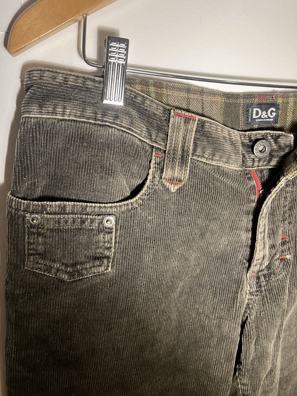 Dolce & Gabbana ARCHIVAL D&G Dolce & Gabbana Corduroy Trousers MCMXCIII IT47 Size US 44 / EU 60 - 3 Thumbnail