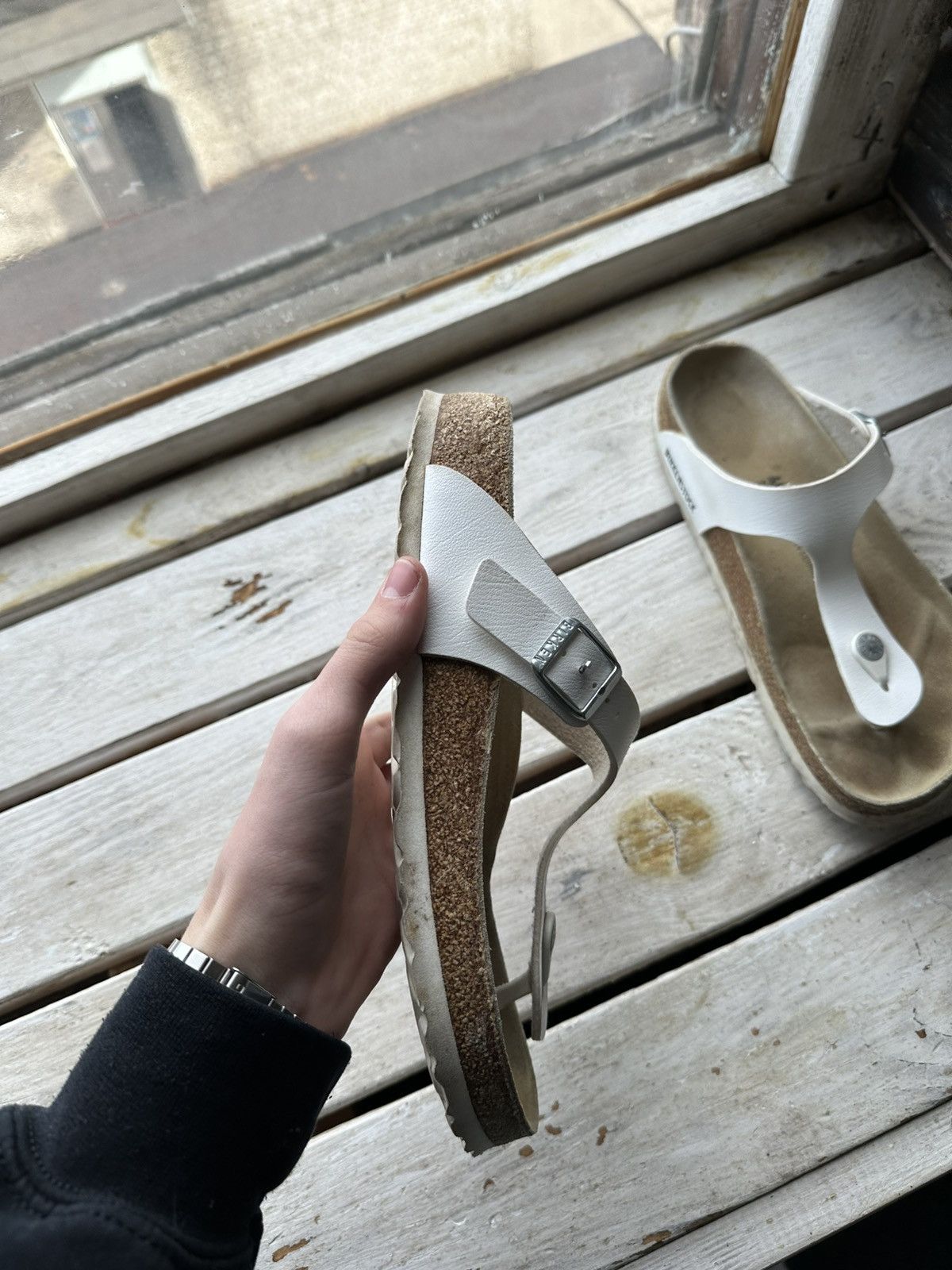 Birkenstock × Vintage 🚨Birkenstock Arizona boston Soft-foot sandals slides vintage Size US 7 / EU 40 - 2 Thumbnail