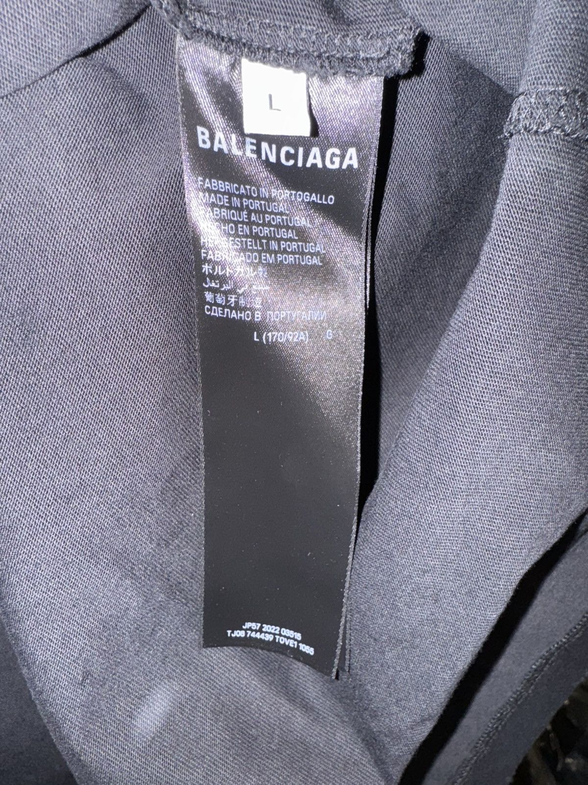 Balenciaga Balenciaga Heavy Metal T-Shirt Large Fit ‘Black Faded’ Size US L / EU 52-54 / 3 - 8 Thumbnail