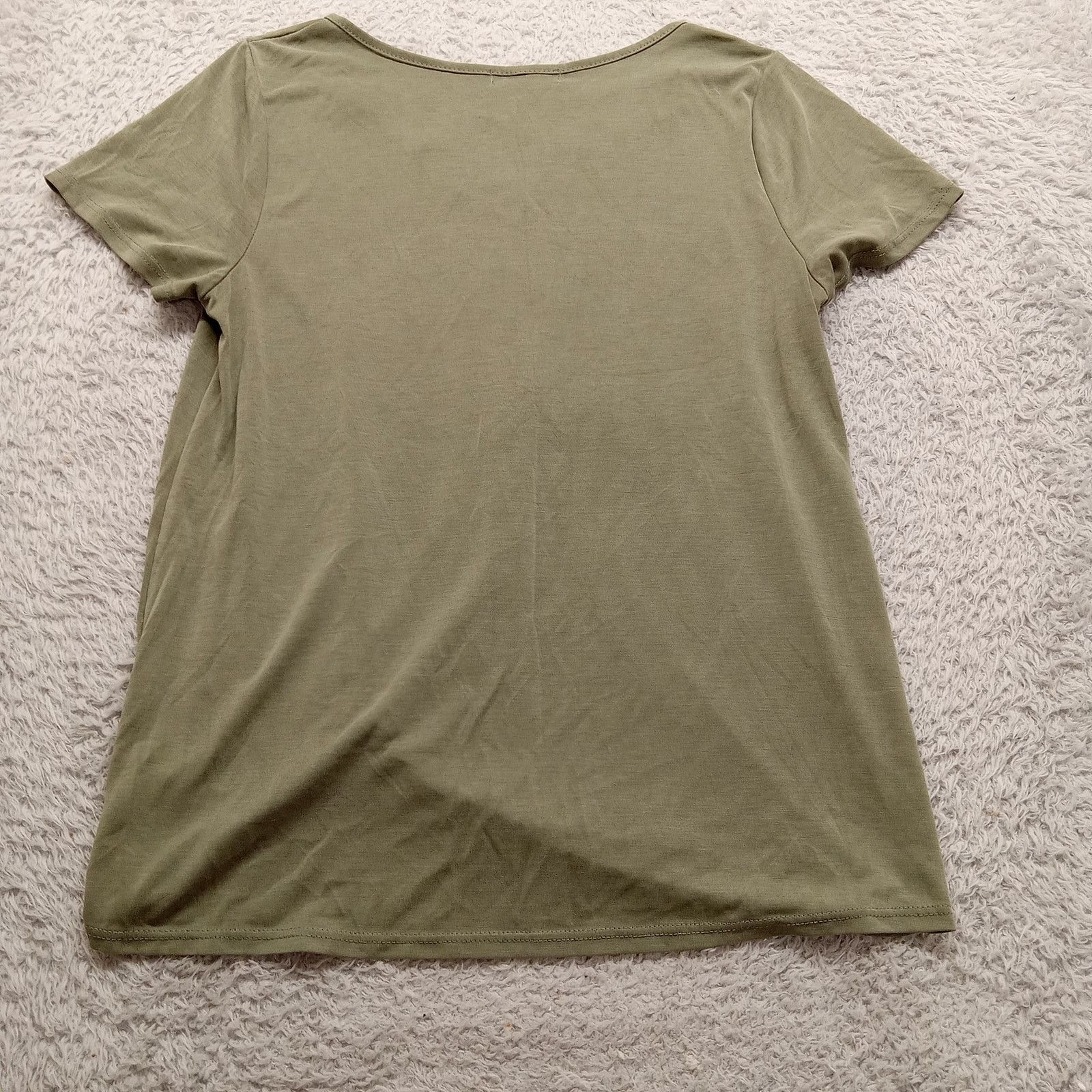 & Other Stories Moa Moa Top M Women's Short Sleeve Blouse Green Pullover USA Size M / US 6-8 / IT 42-44 - 3 Thumbnail