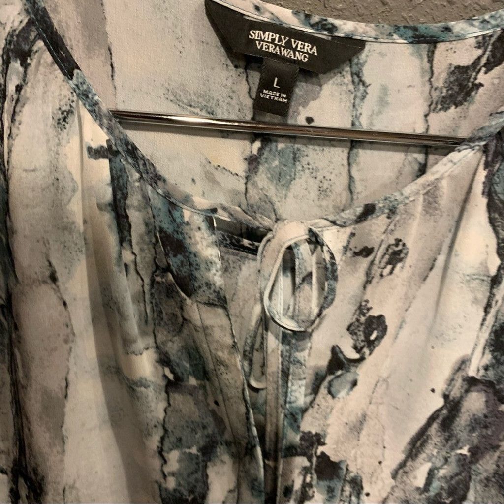 Vera Wang Women’s Simply Vera Blouse Size L / US 10 / IT 46 - 6 Thumbnail