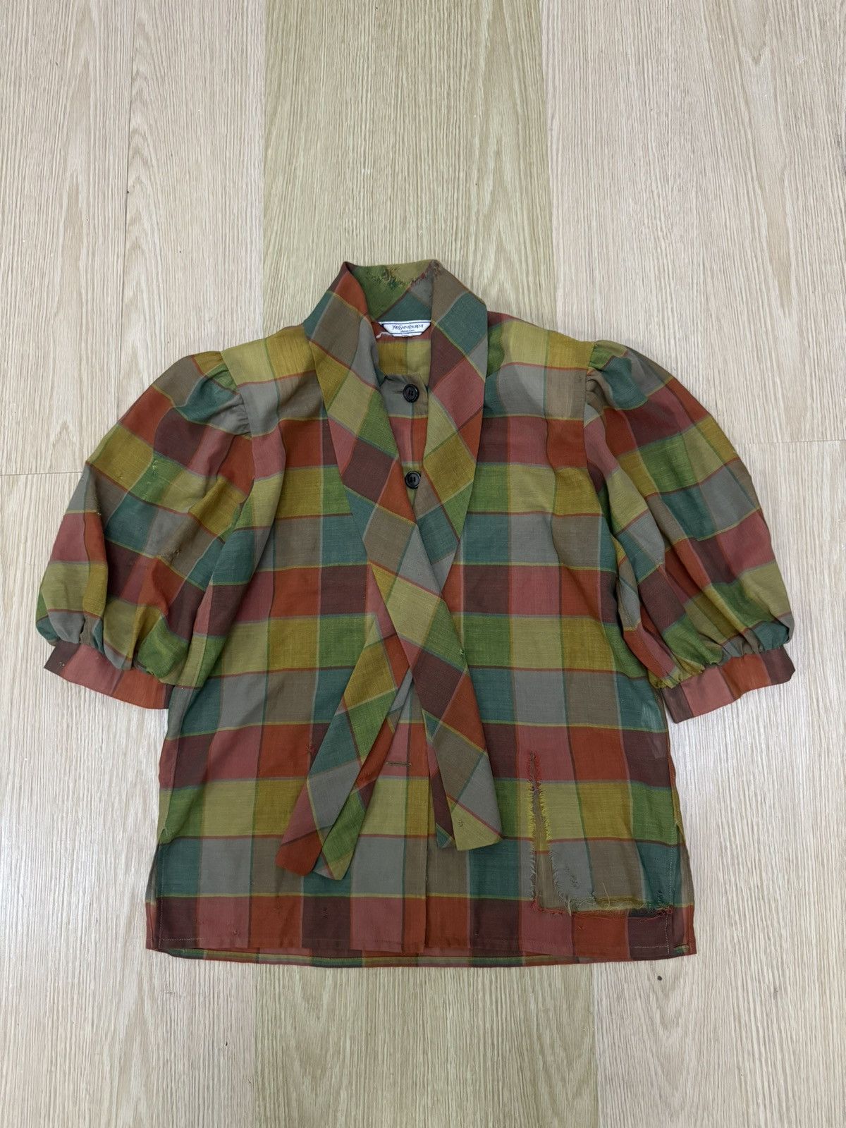 Vintage × Yves Saint Laurent Vintage Yves Saint Laurent Chemisiers button up shirt Size M / US 6-8 / IT 42-44 - 1 Thumbnail