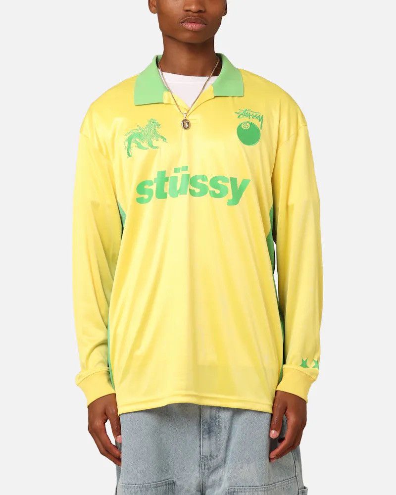 Stussy Stussy Football Polo Long Sleeve T-Shirt Jersey Stussy Stussy Football Polo Long Sleeve T-Shirt Jersey