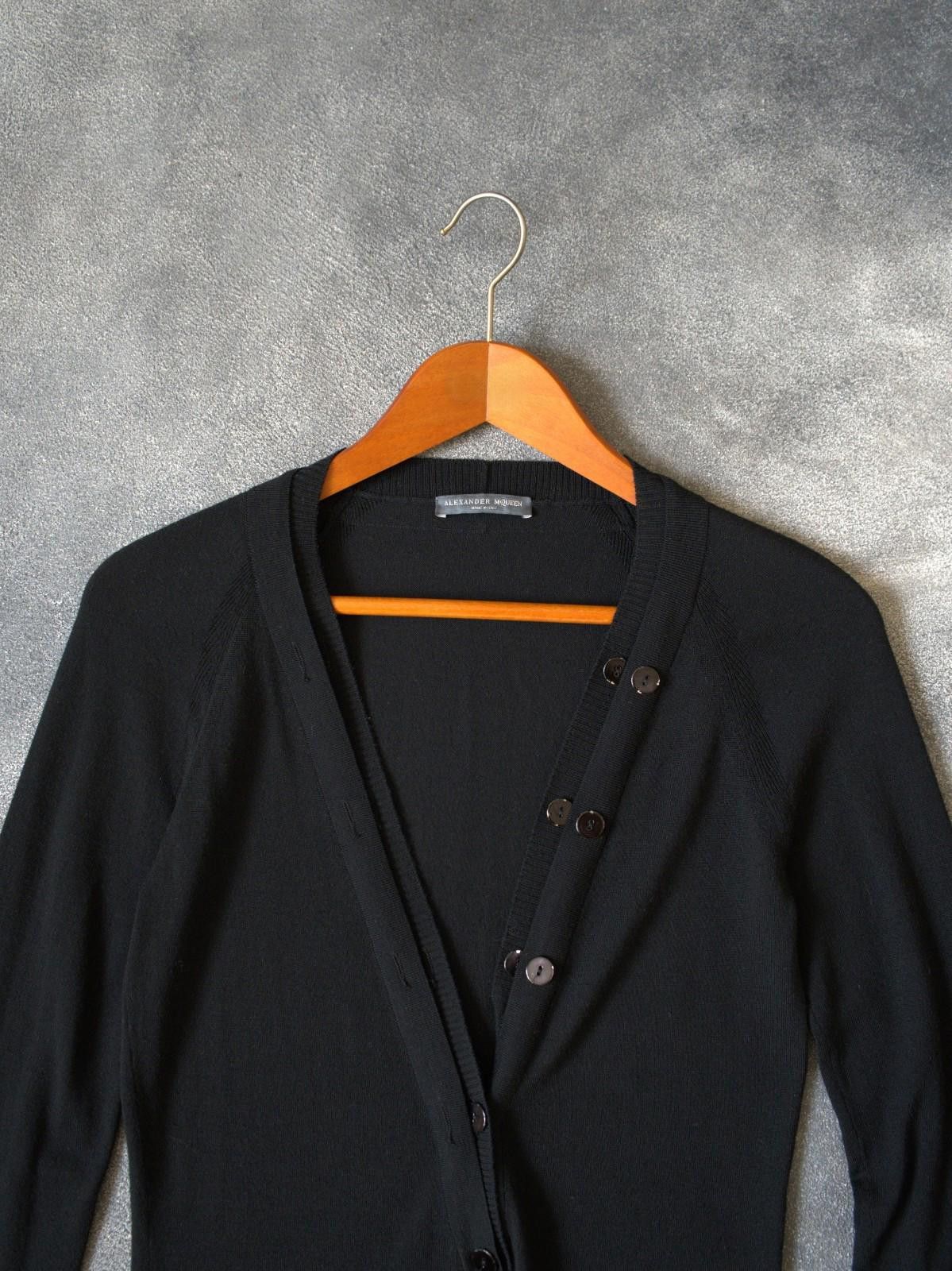 Alexander McQueen 2000s Alexander Mcqueen Cardigan Sweater Dress Wool Size S / US 4 / IT 40 - 4 Thumbnail