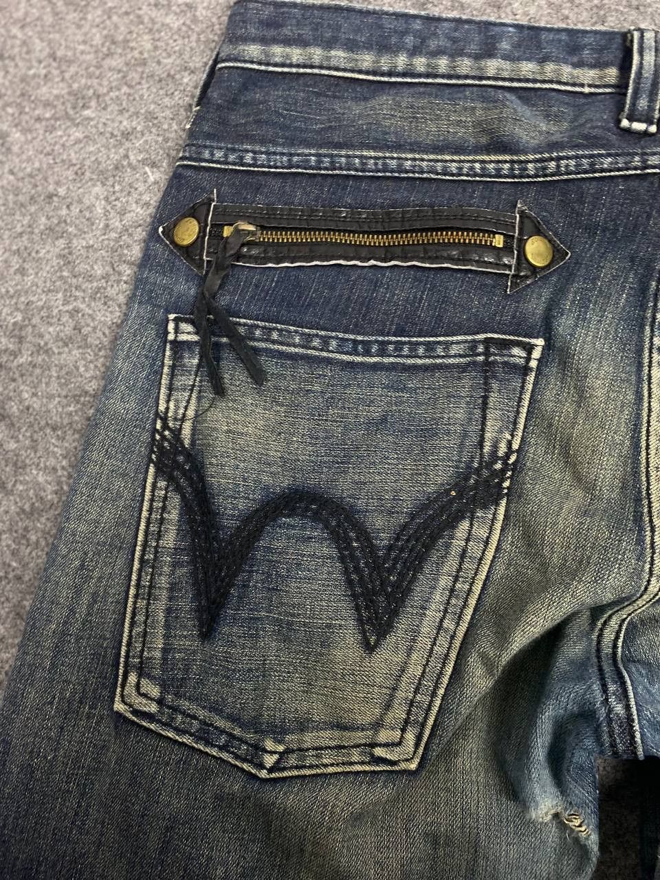 Edwin vintage edwin exclusive distressed denim nice rusty design Size US 36 / EU 52 - 5 Thumbnail