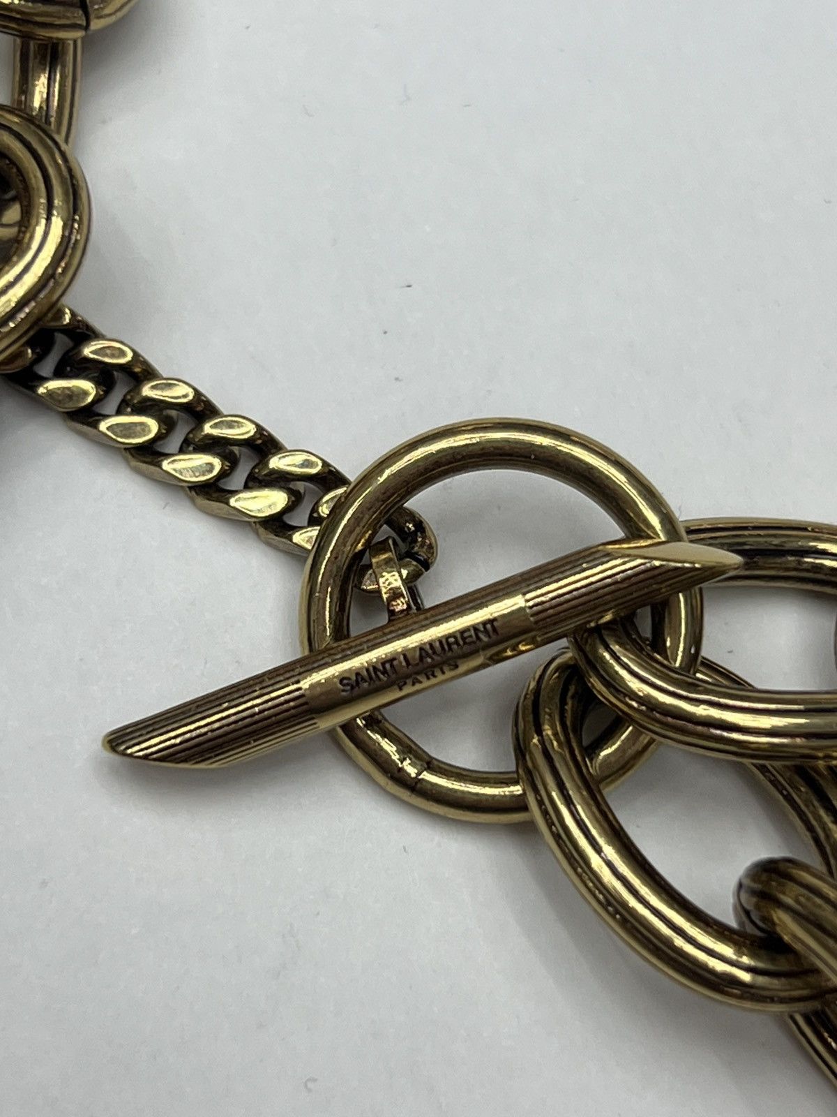 Saint Laurent Paris Saint Laurent Metal Chain Belt Size ONE SIZE - 7 Thumbnail