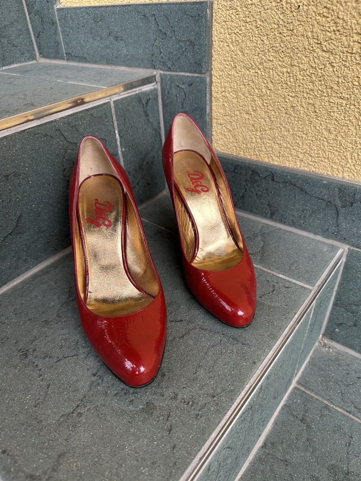 Dolce & Gabbana Dolce Gabbana Vintage Heels Luxury Shoes DG 36 Made In Italy Size US 6 / IT 36 - 2 Thumbnail