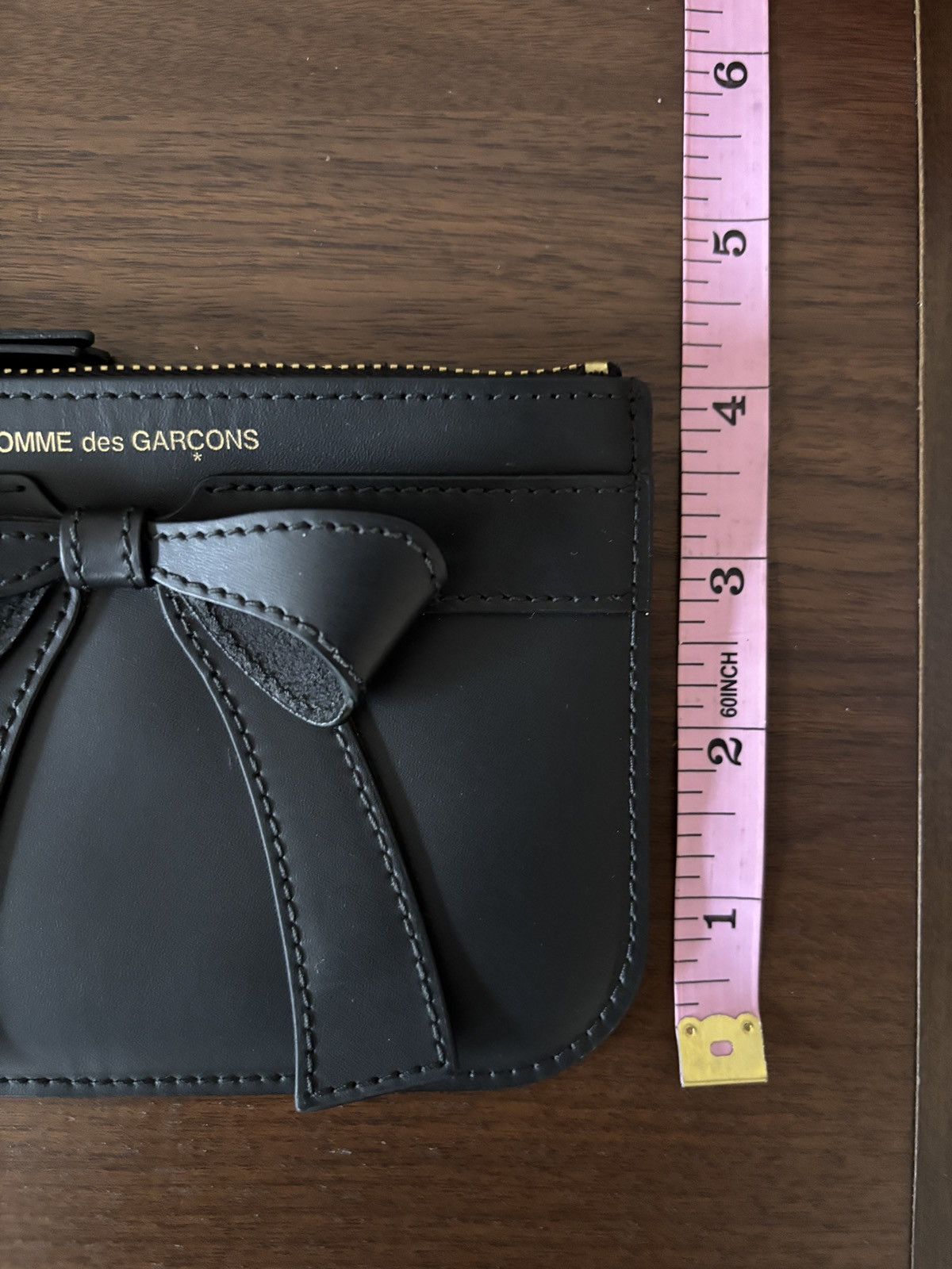 Comme des Garcons CDG Bow Wallet in Black Size ONE SIZE - 4 Thumbnail