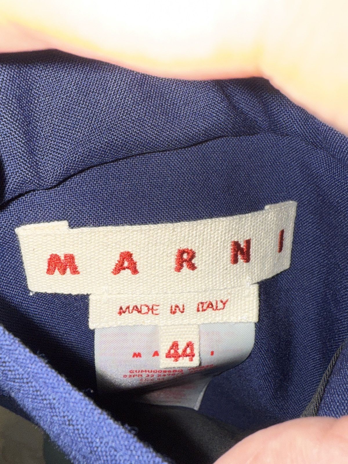Marni Beautiful navy wool blazer Size US S / EU 44-46 / 1 - 7 Thumbnail