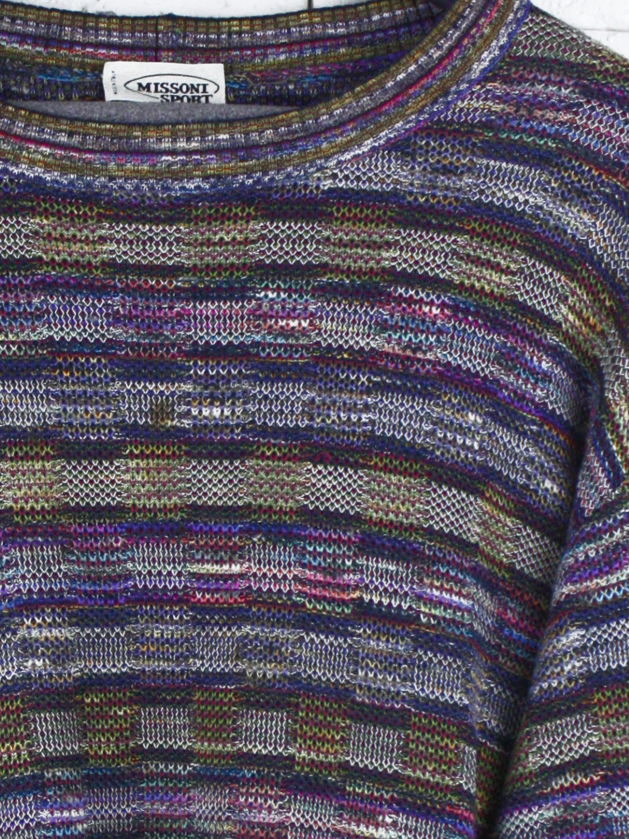 Missoni Missoni Sport Vintage Sweater Wool 90s Size US L / EU 52-54 / 3 - 3 Thumbnail