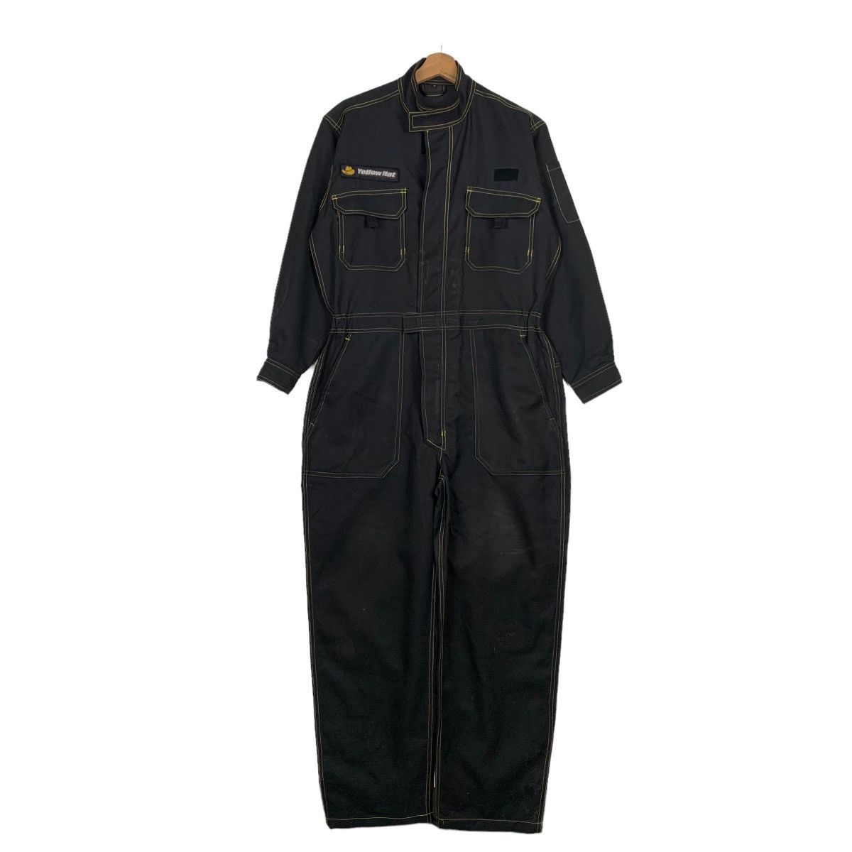 Japanese Brand YELLOWHAT BIG LOGO COVERALL #0324-C14 Size US 36 / EU 52 - 4 Thumbnail