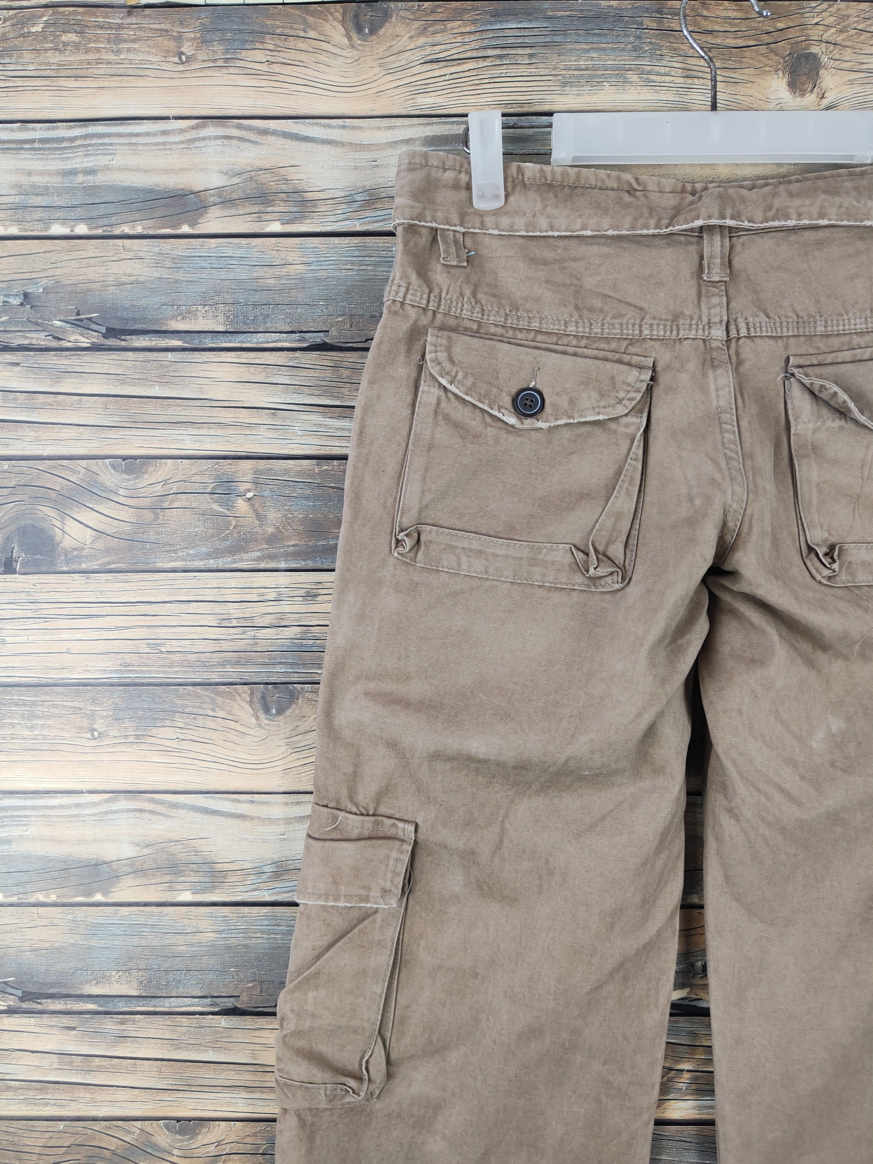 Japanese Brand DLL Japan Brown utility Multipocket Cargo Pants #238 Size US 28 / EU 44 - 8 Thumbnail