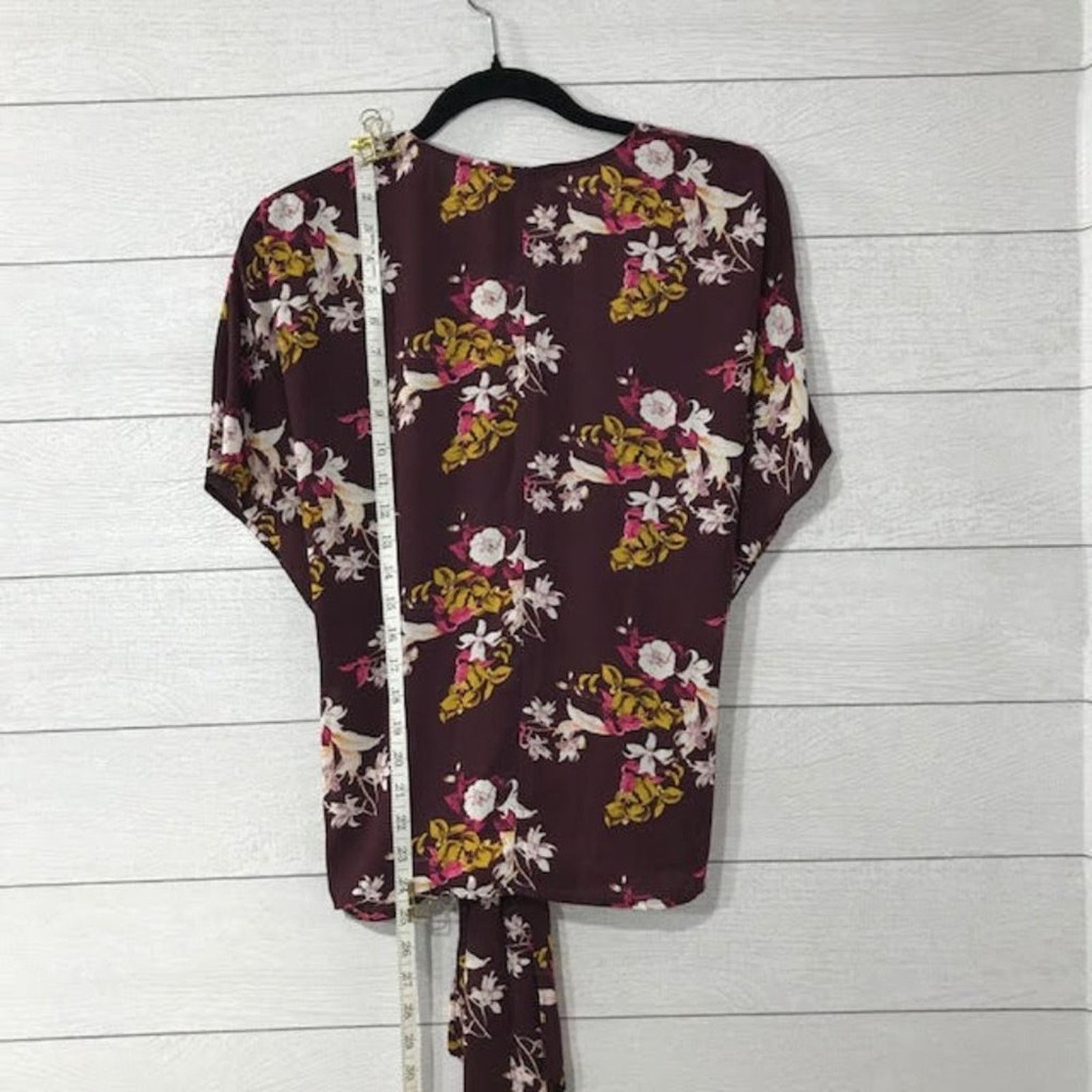 Other Chelsea28 Floral Wrap Top Medium NWOT Size M / US 6-8 / IT 42-44 - 3 Thumbnail