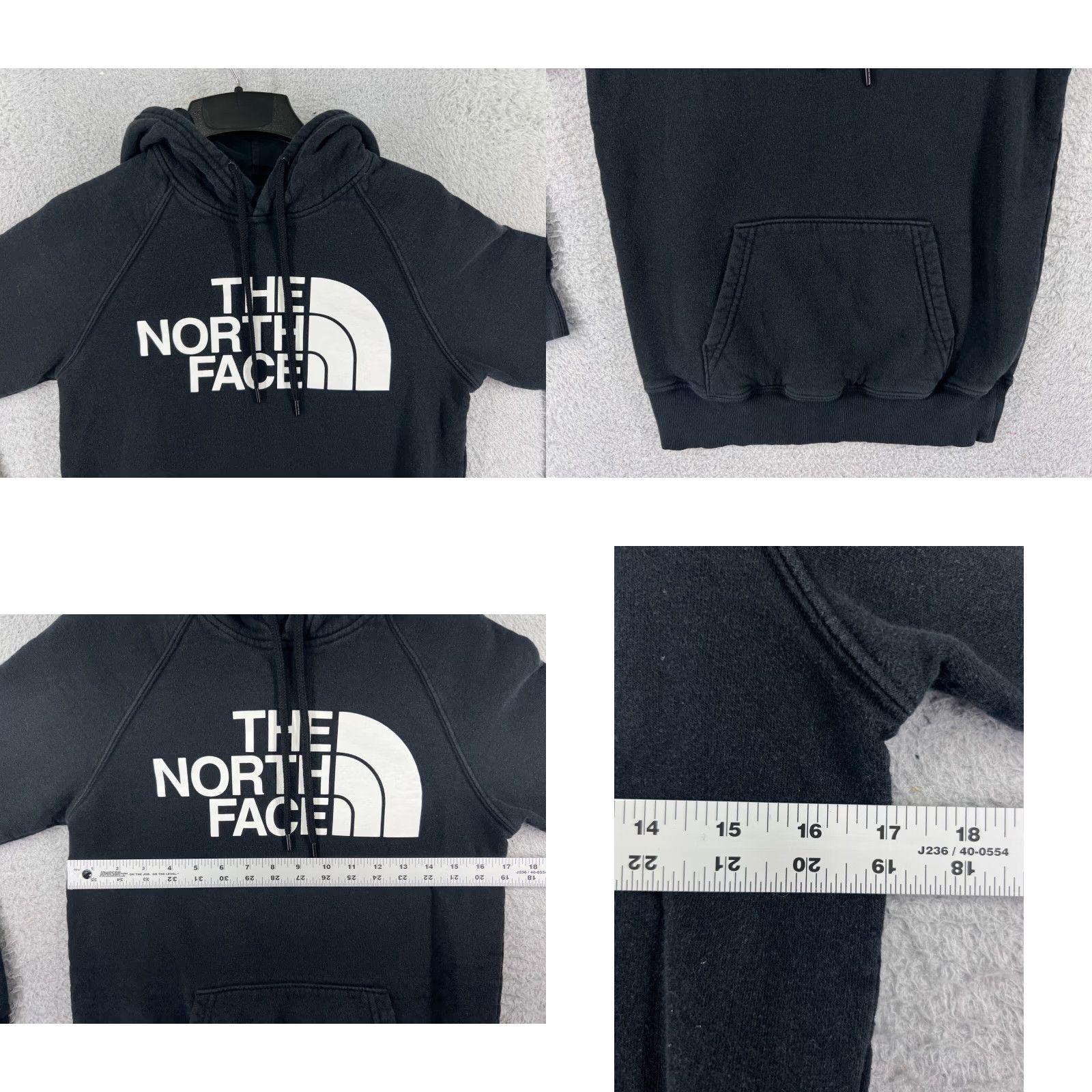 The North Face The North Face Hoodie Womens XS Black Cotton Blend Jersey Hooded Pullover - Casual, Classic, Sports Womens Size XS / US 0-2 / IT 36-38 - 8 Thumbnail