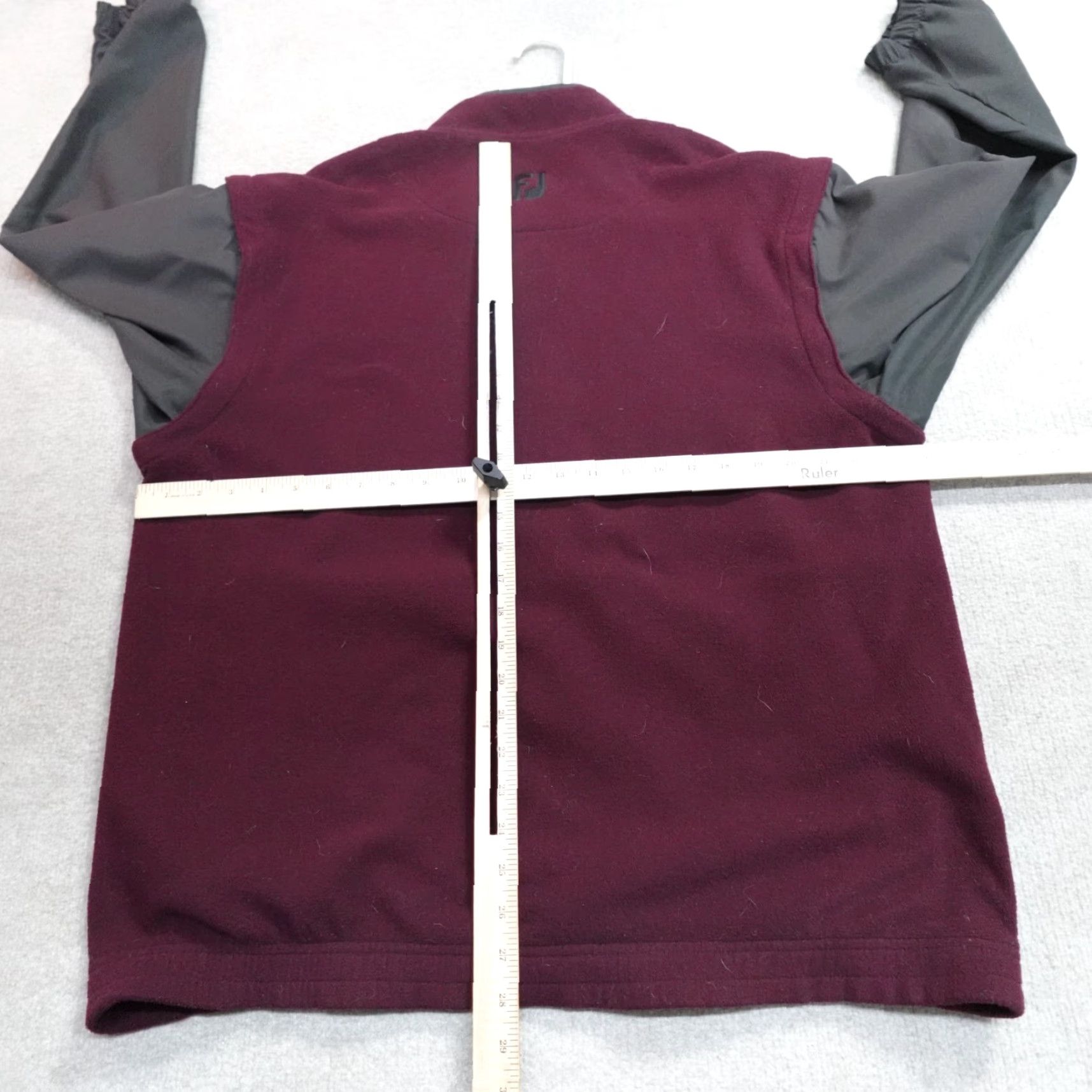 Footjoy FootJoy Jacket Short Red Black Removable Sleeves Fleece Vest Men's M Zip Windbreaker Golf Size US M / EU 48-50 / 2 - 5 Thumbnail
