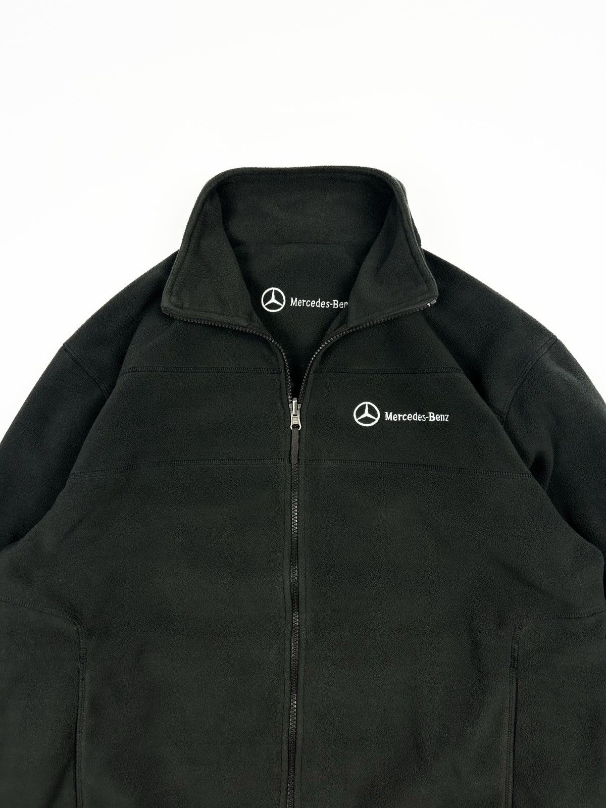 Audi × Mercedes-Benz vintage Mercedes Benz fleece Jacket Racing sweatshirt Size US L / EU 52-54 / 3 - 6 Thumbnail