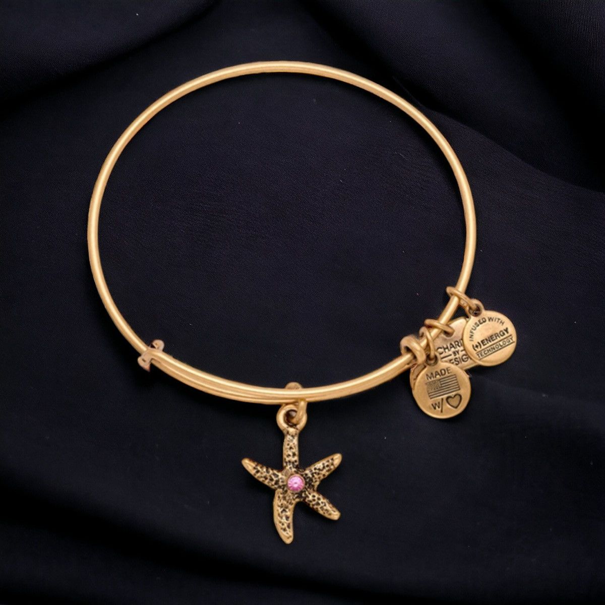 Other Alex and Ani Arms of Strength starfish charm bangle bracelet Size ONE SIZE - 1 Thumbnail