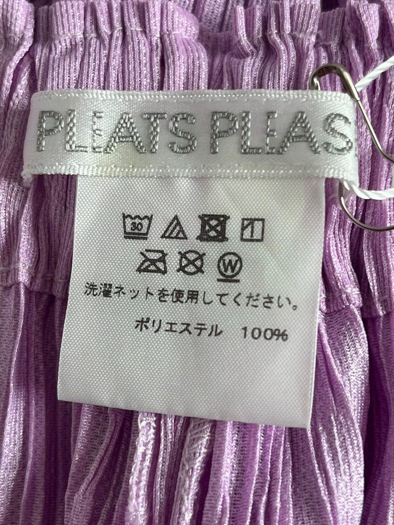 Issey Miyake Issey Miyake size:3 Pink pleated irregular-shaped pants Size 22" - 3 Thumbnail
