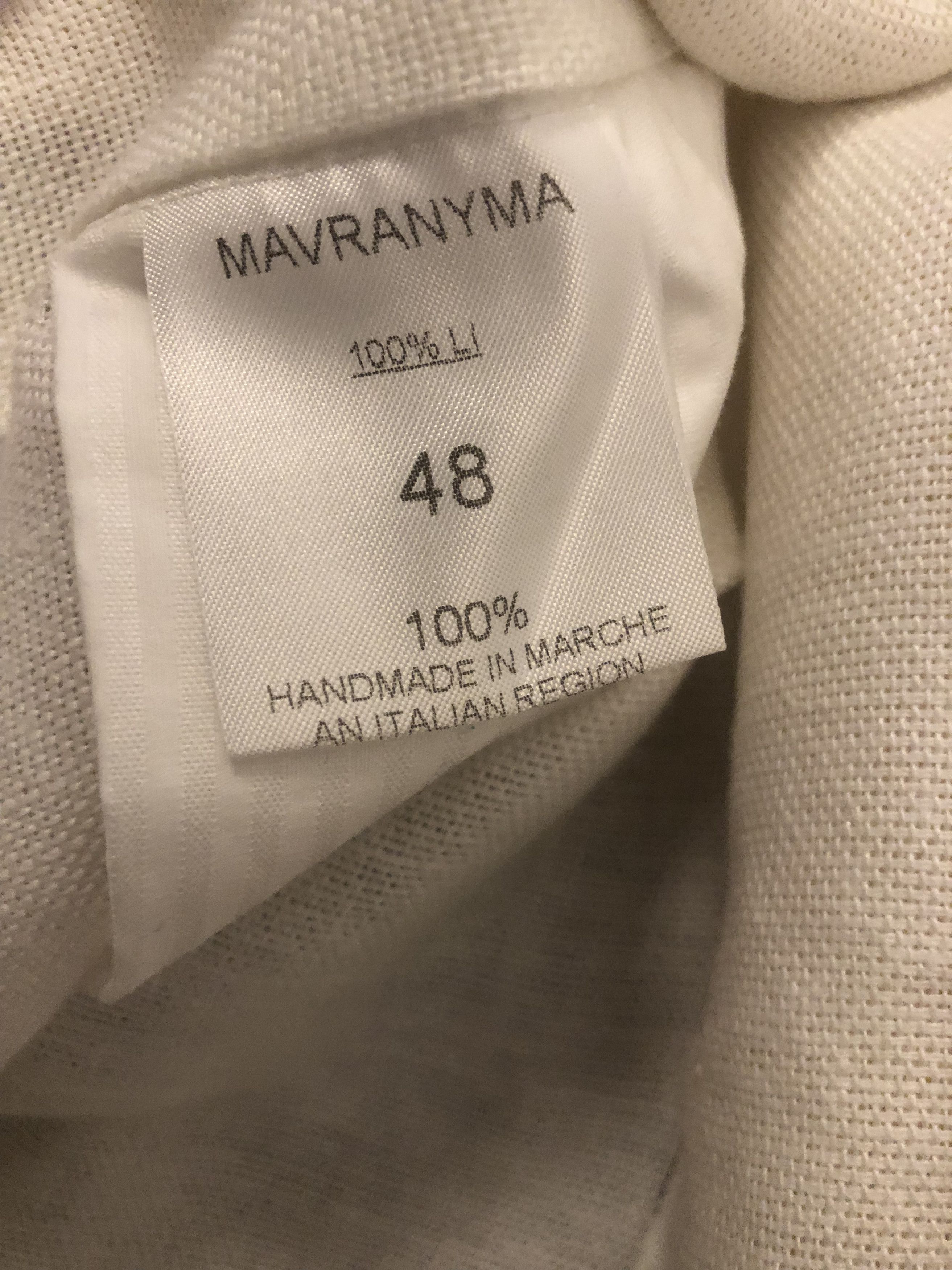 Mavranyma MAVRANYMA - Heavy linen cropped pants Size US 32 / EU 48 - 2 Thumbnail