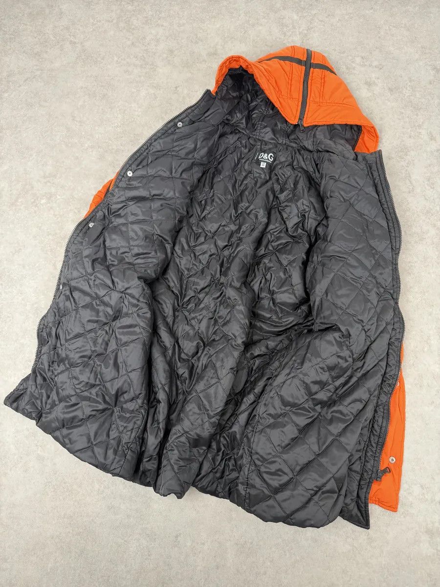 Dolce & Gabbana AW2003 Dolce & Gabbana Orange & Black Lined Ultra Hooded Size US M / EU 48-50 / 2 - 10 Thumbnail