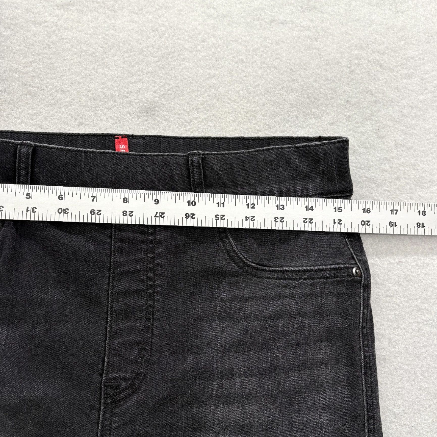 Spanx Spanx Jeans Womens M Tall Straight Ankle Gray Pull On Stretch Denim Preppy Size 32" / US 10 / IT 46 - 6 Thumbnail