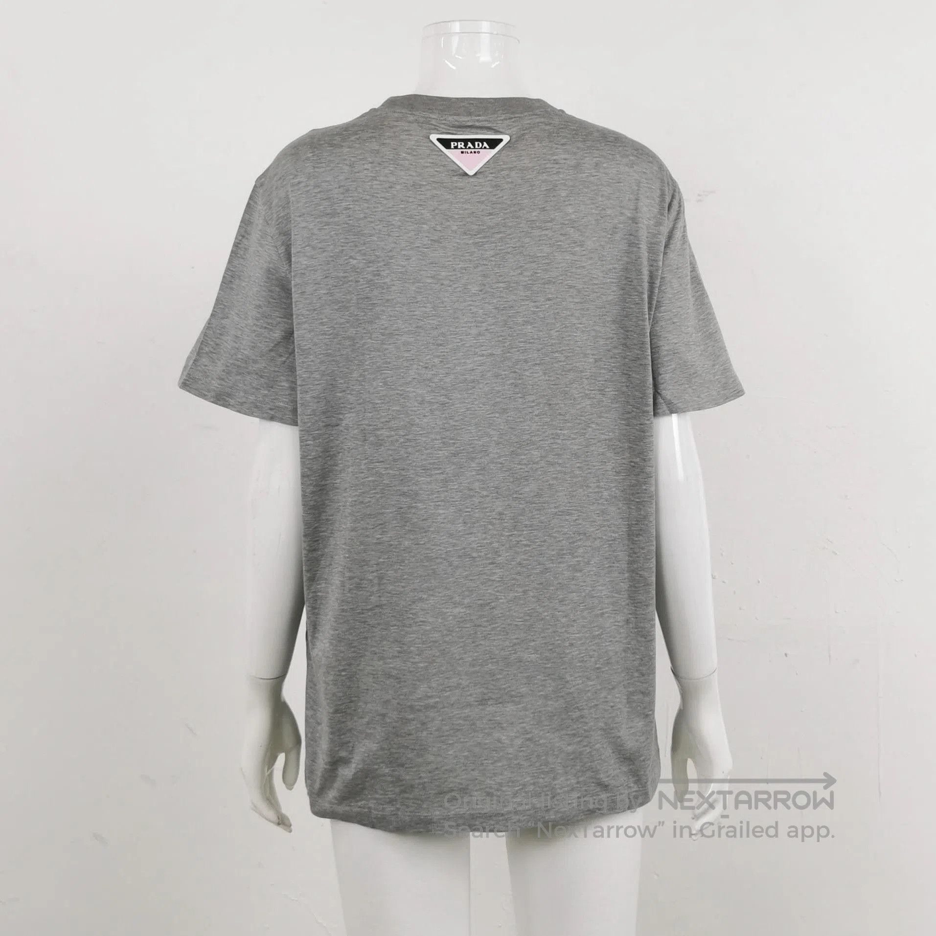 Prada Prada Logo Cotton Crew Neck T. Size M / US 6-8 / IT 42-44 - 2 Thumbnail