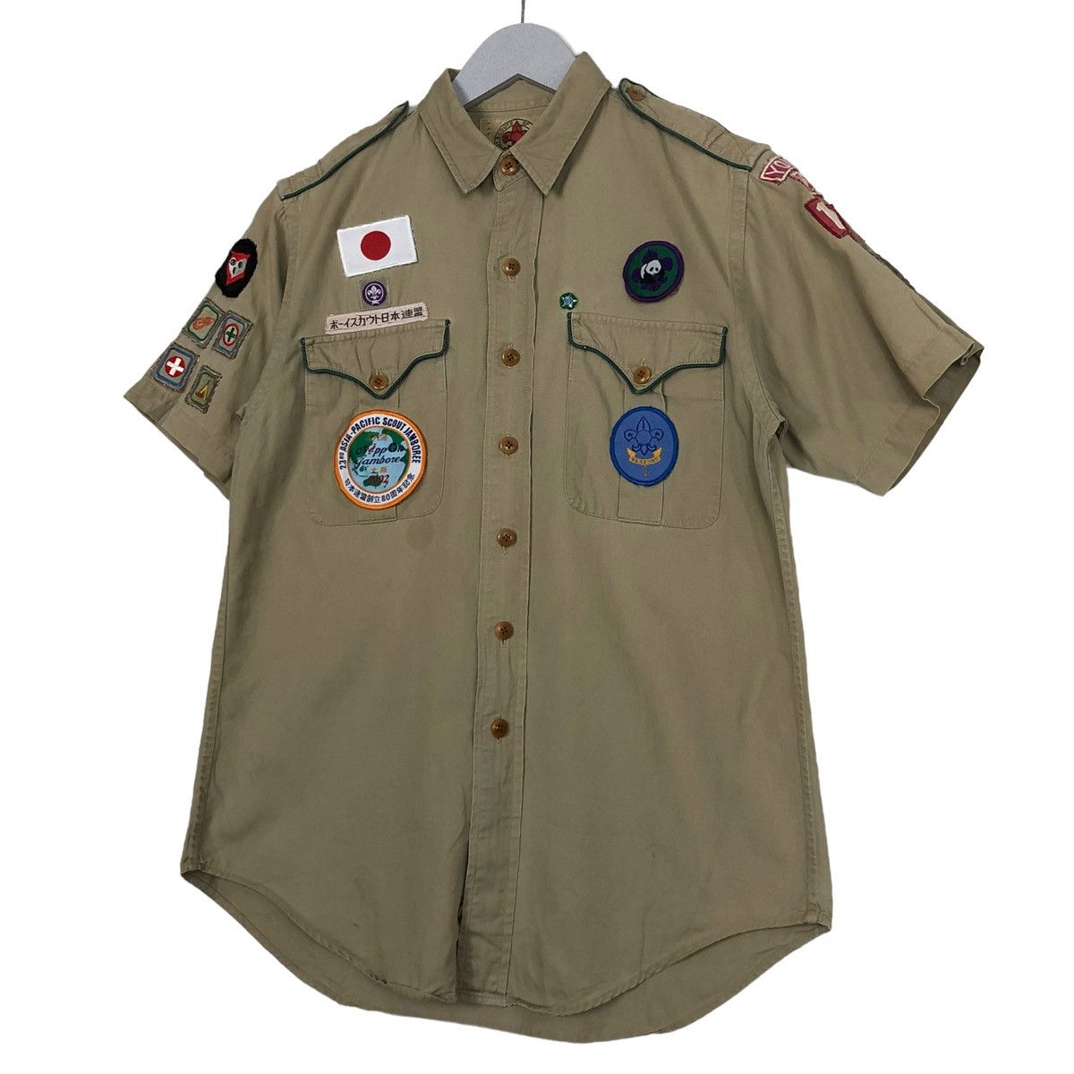 Ralph Lauren × Vintage 💥BOY SCOUT BY RL JAPAN FULL PATCH SHIRT Size US S / EU 44-46 / 1 - 2 Thumbnail