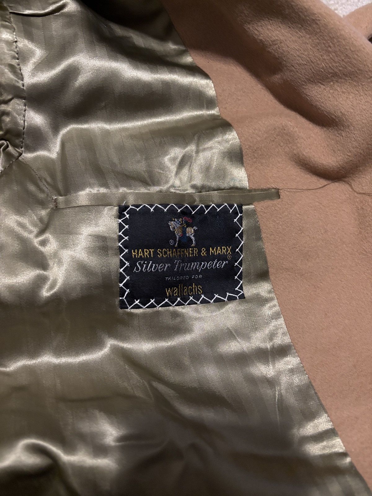 Hart Schaffner Marx Vintage Hart Schaffner Marx Silver Trumpeter Cashmere Coat Size US XL / EU 56 / 4 - 6 Thumbnail