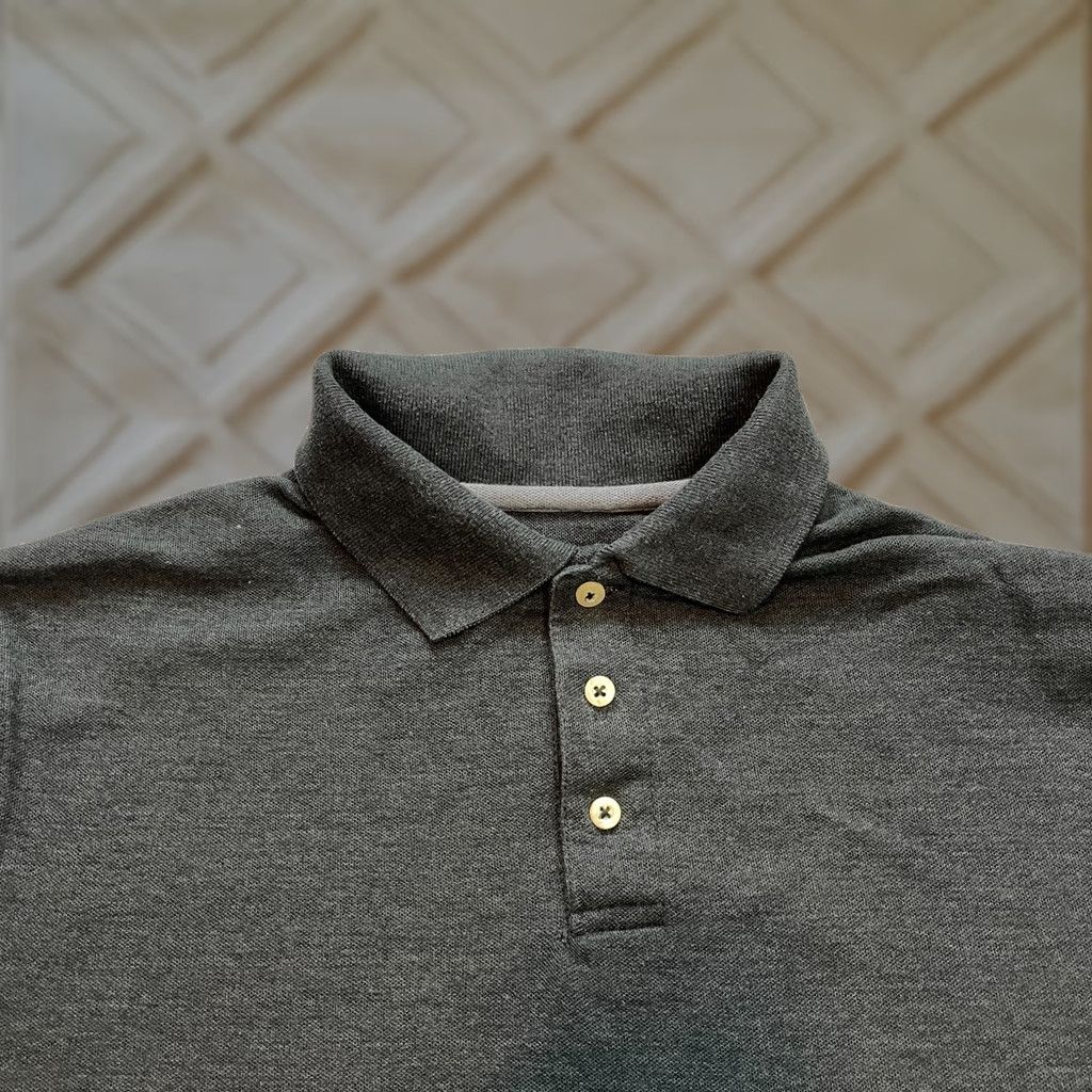 Beverly Hills Polo Club Beverly Hills Polo Club Shirt Mens L Dark Gray Knit Short Sleeve Polo Collared Regular Fit Size US L / EU 52-54 / 3 - 1 Thumbnail