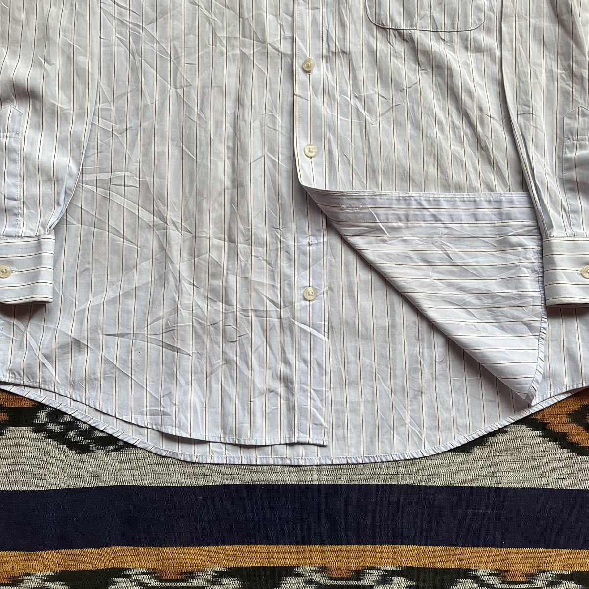 Balenciaga Balenciaga Button Up Stripe Shirt Size US L / EU 52-54 / 3 - 8 Thumbnail