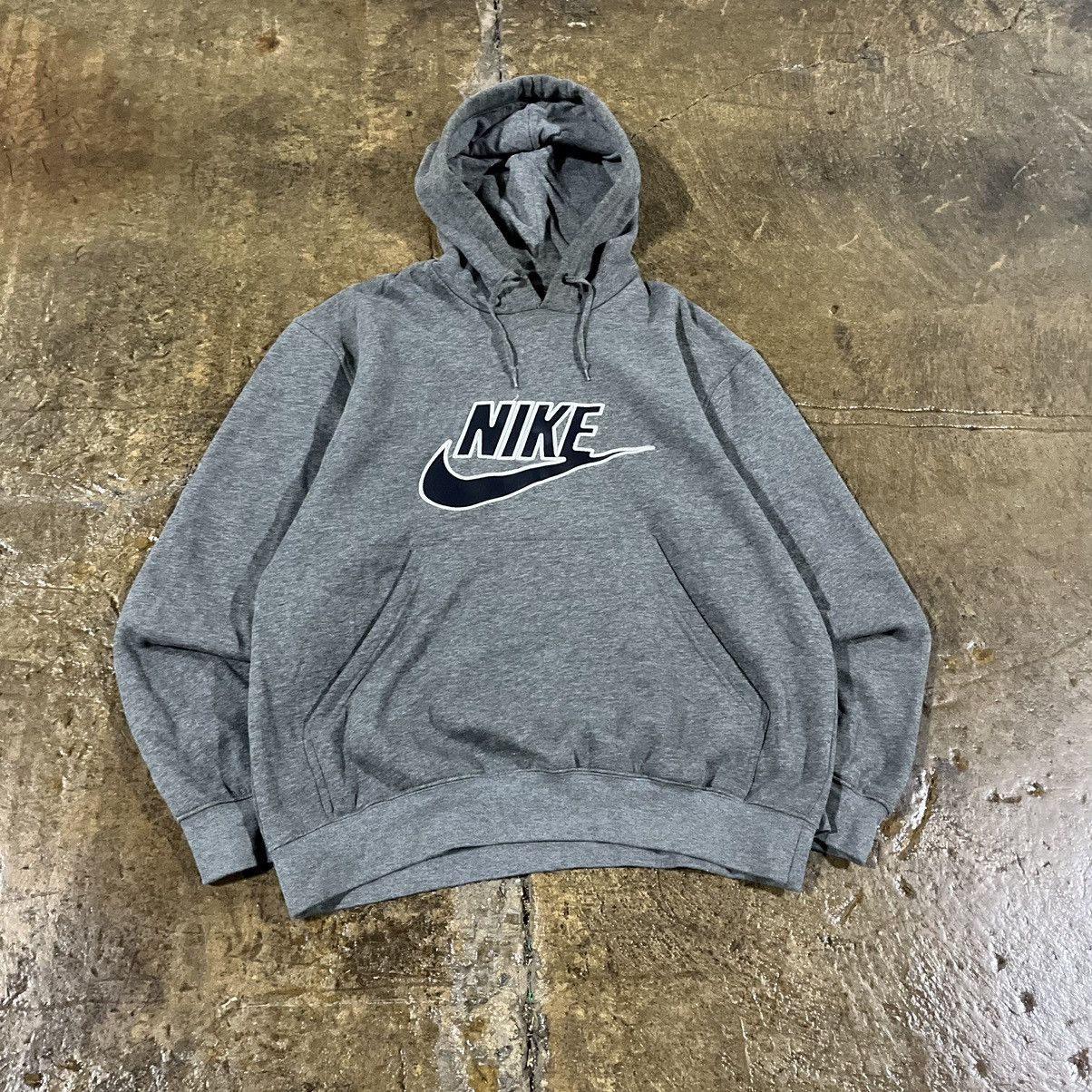 Nike × Vintage Crazy Vintage Y2K Nike Swoosh Logo Hoodie Sweatshirt Skater Size US M / EU 48-50 / 2 - 3 Thumbnail