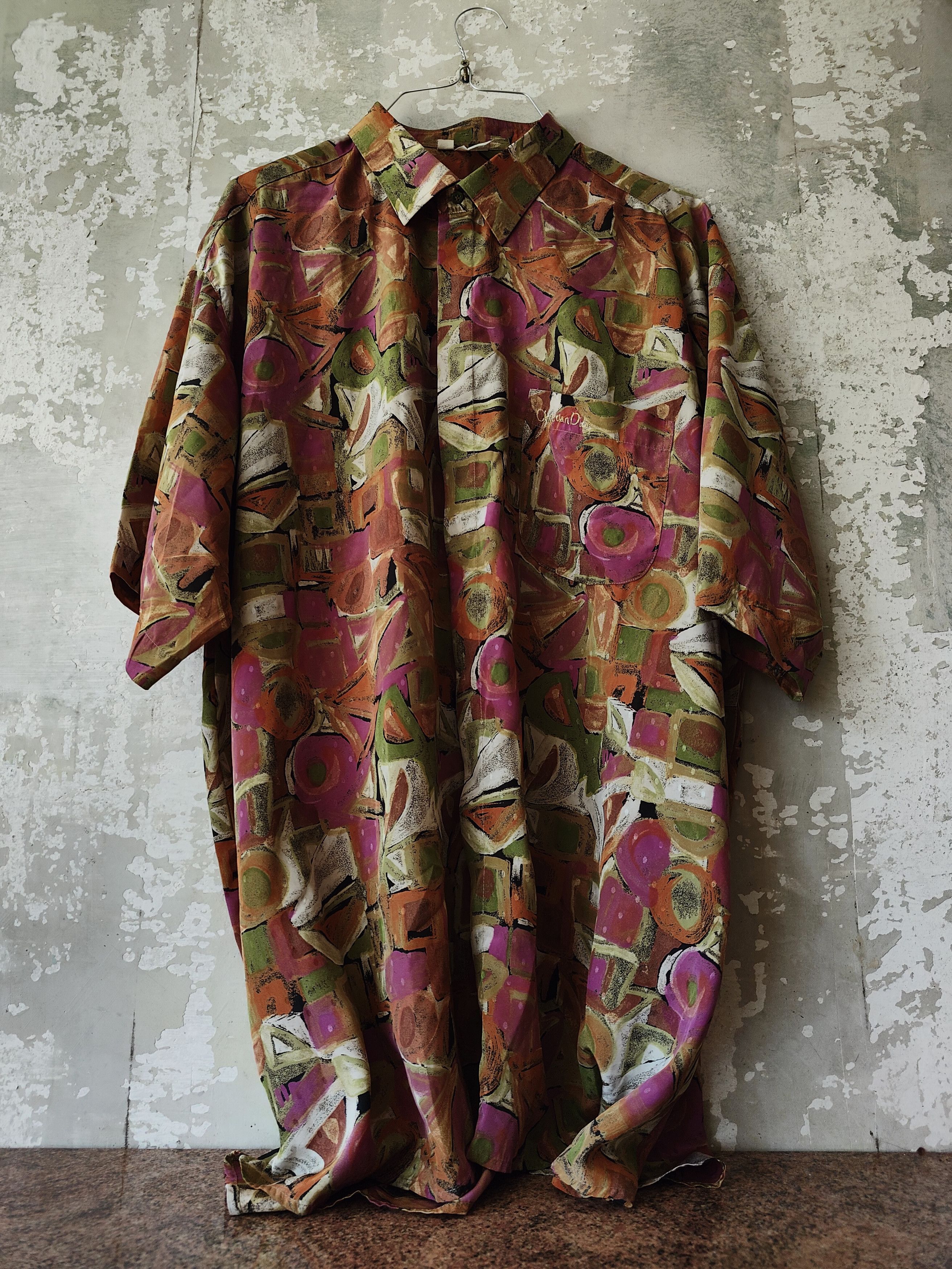 VINTAGE Christian Dior Seperates Floral Hawaiian discount Shirt and Pants Size 8 and 12