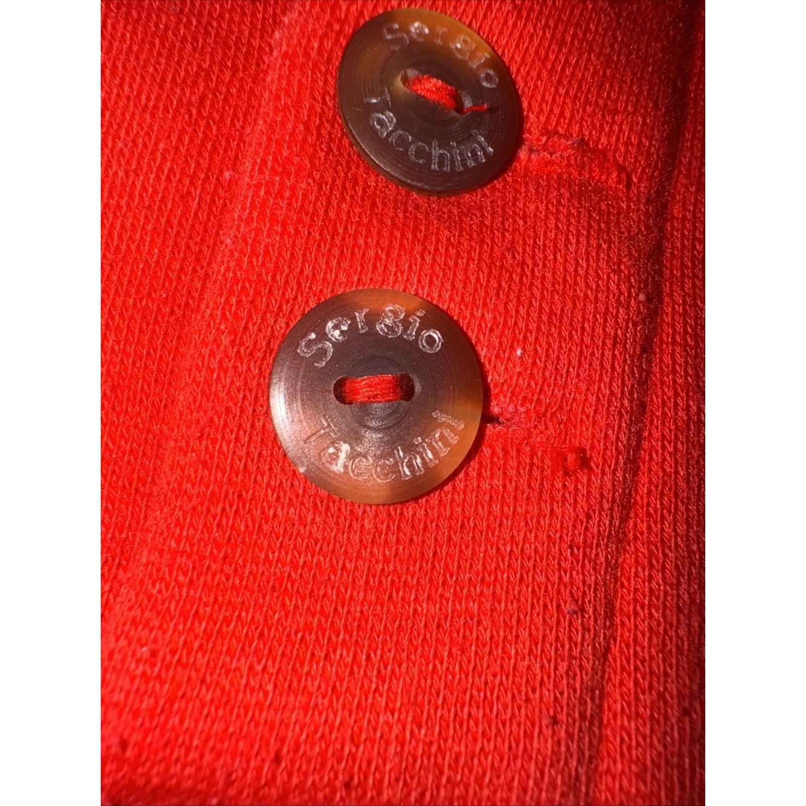 Sergio Tacchini Vintage Sergio Tacchini Sweatshirt Red Collared Pullover M Size US M / EU 48-50 / 2 - 5 Thumbnail