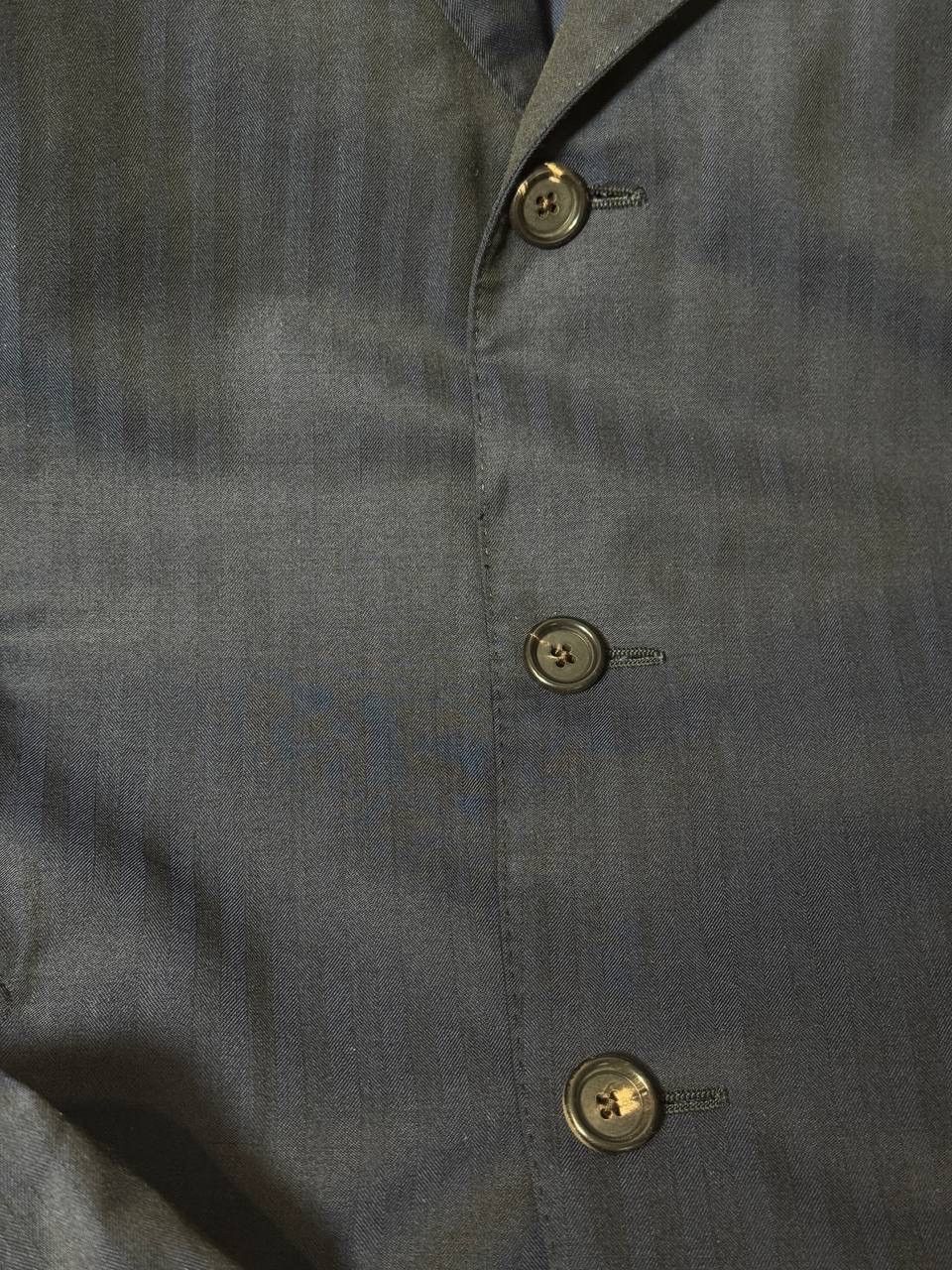 Lardini Lardini Mens Navy Striped Wool Blazer Size 52 Italian Size 52R - 4 Thumbnail