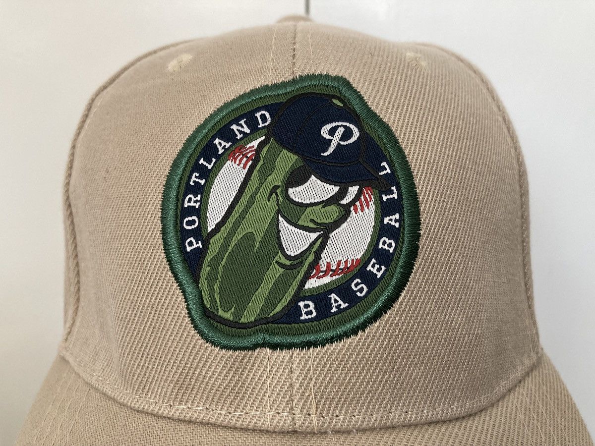 Vintage PORTLAND PICKLES STRAP BACK HAT BASEBALL WEST COAST LEAGUE Size ONE SIZE - 3 Thumbnail